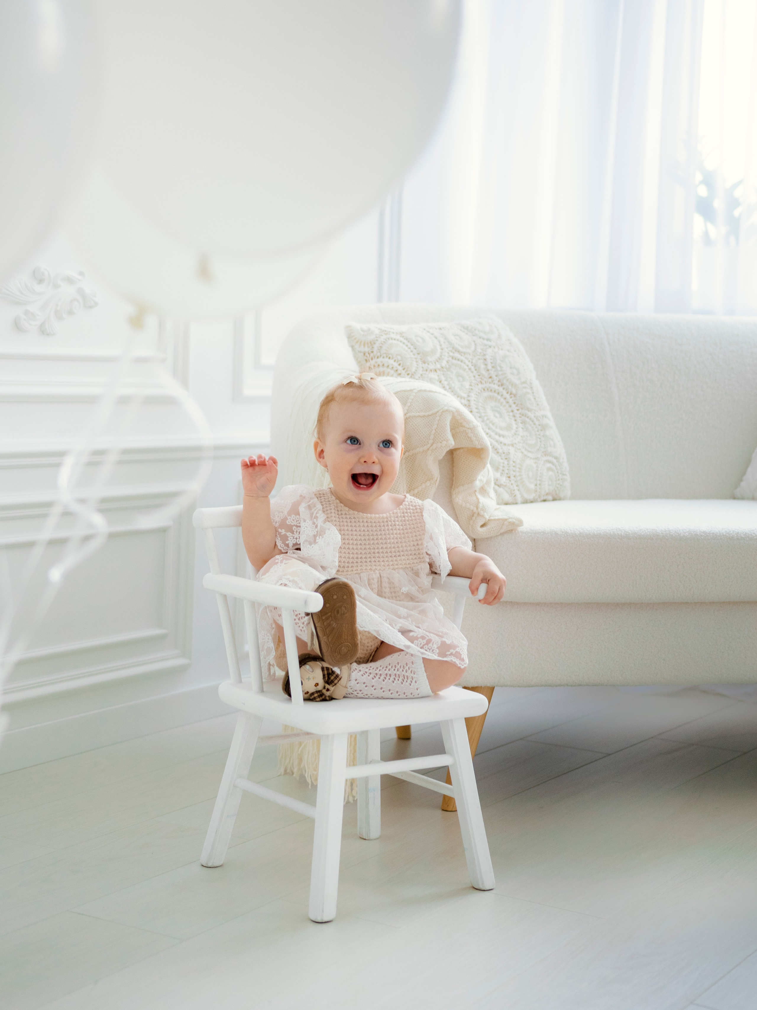 Vasilisa is 1 year old. Портретный фотограф Москва Белогорцев Сергей