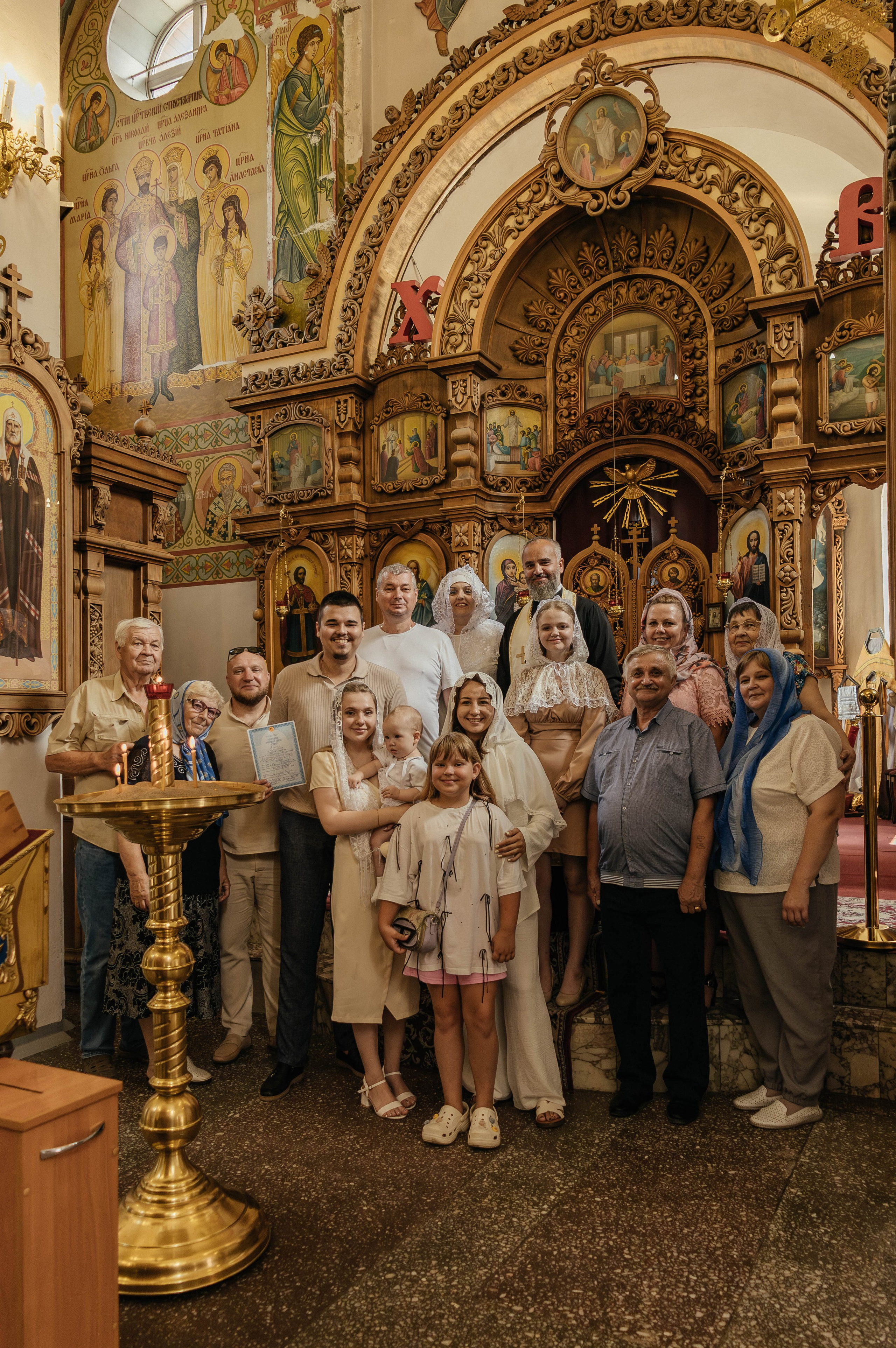 Крещение. Фотограф Ксения Соколова — портретная, свадебная и семейная съемки в Барнауле