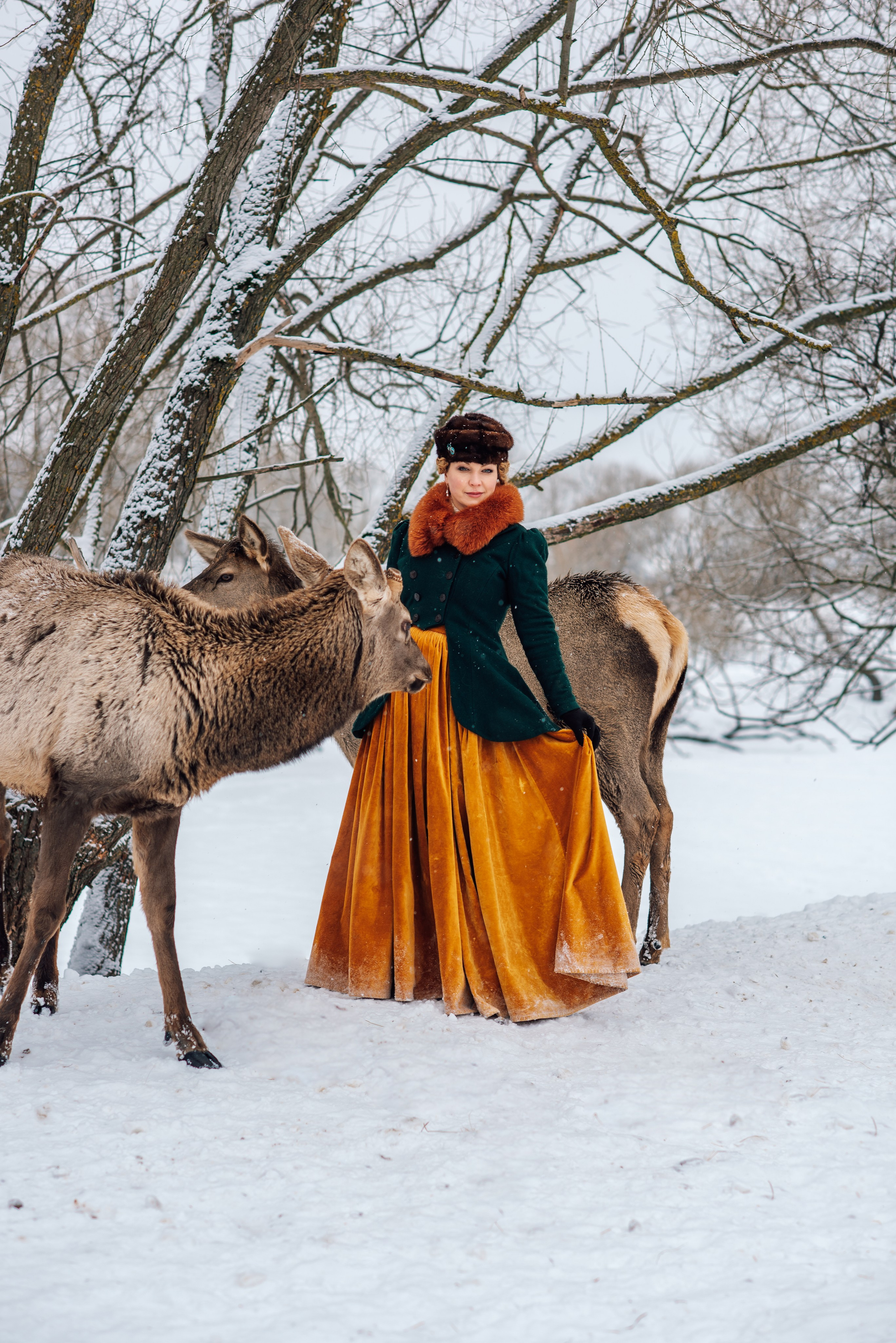 Зимняя парфорсная охота. Фотограф Диана Вальтер