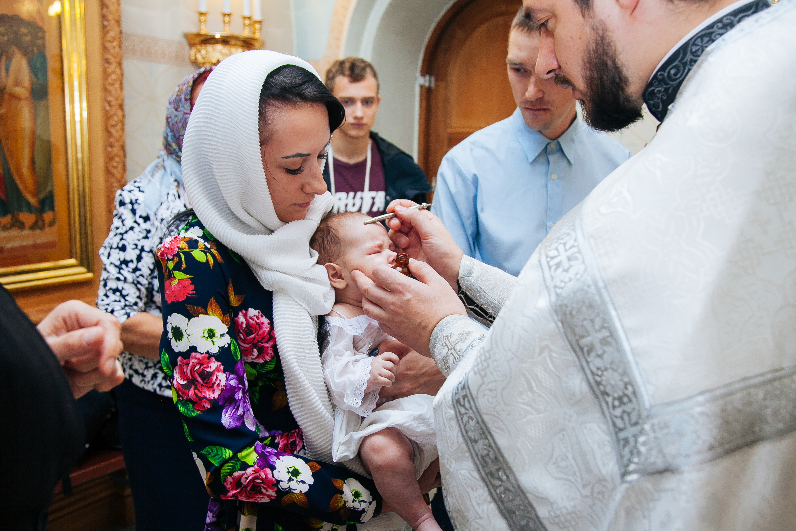 Крещение Веры. Семейный и детский фотограф