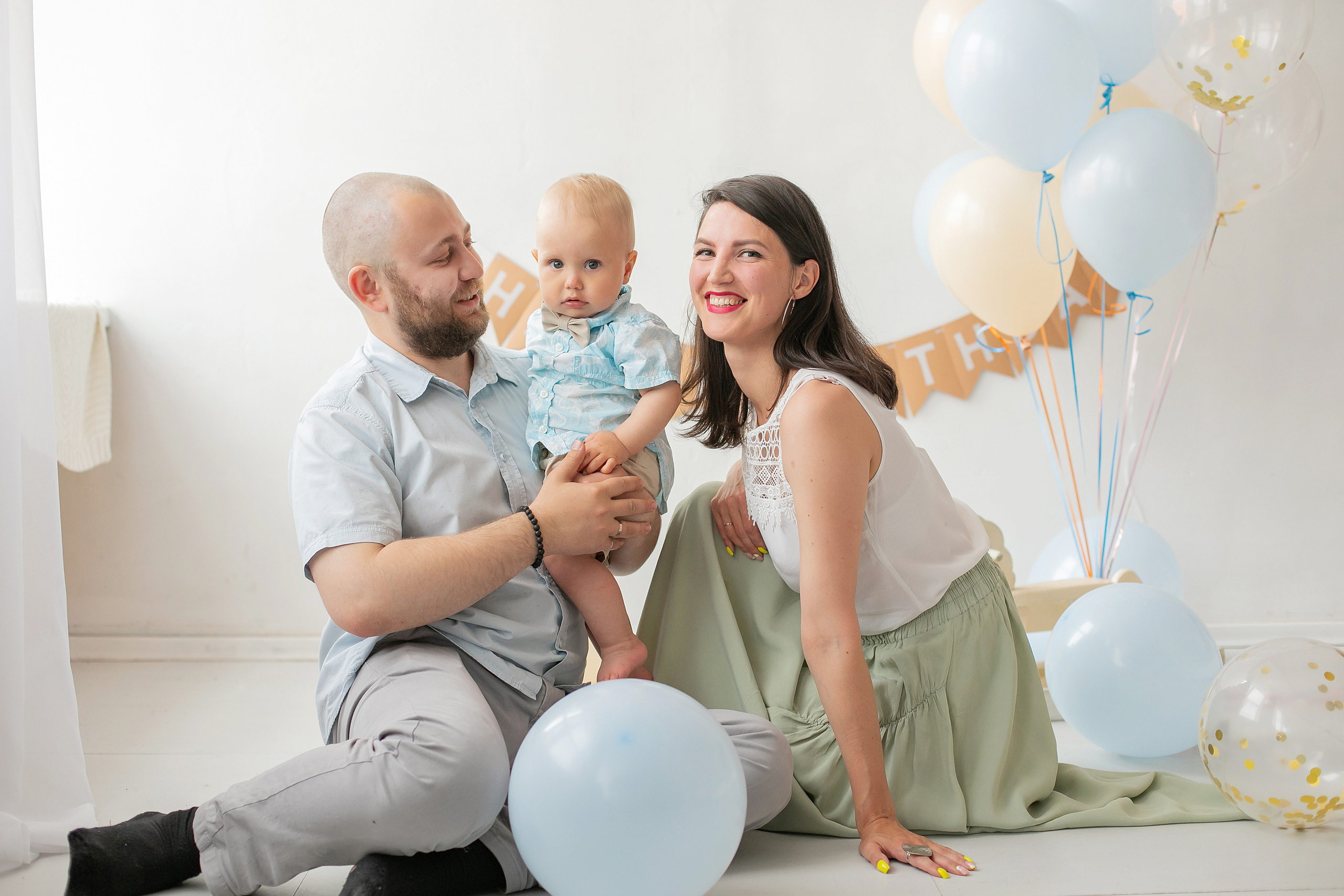 Фотосессия на 1 годик. Семейный и детский фотограф