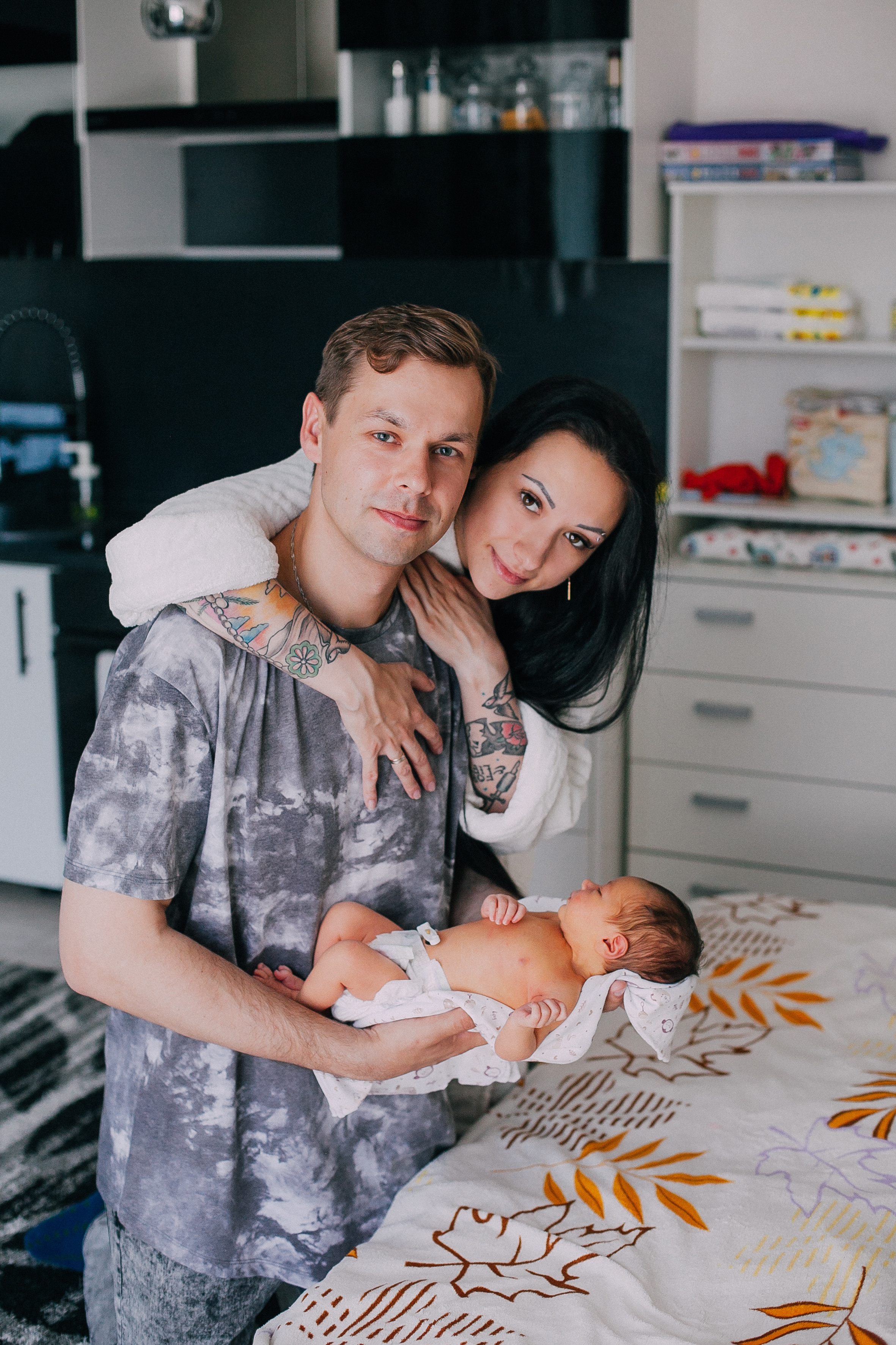 Встреча из роддома.Вера. Семейный и детский фотограф