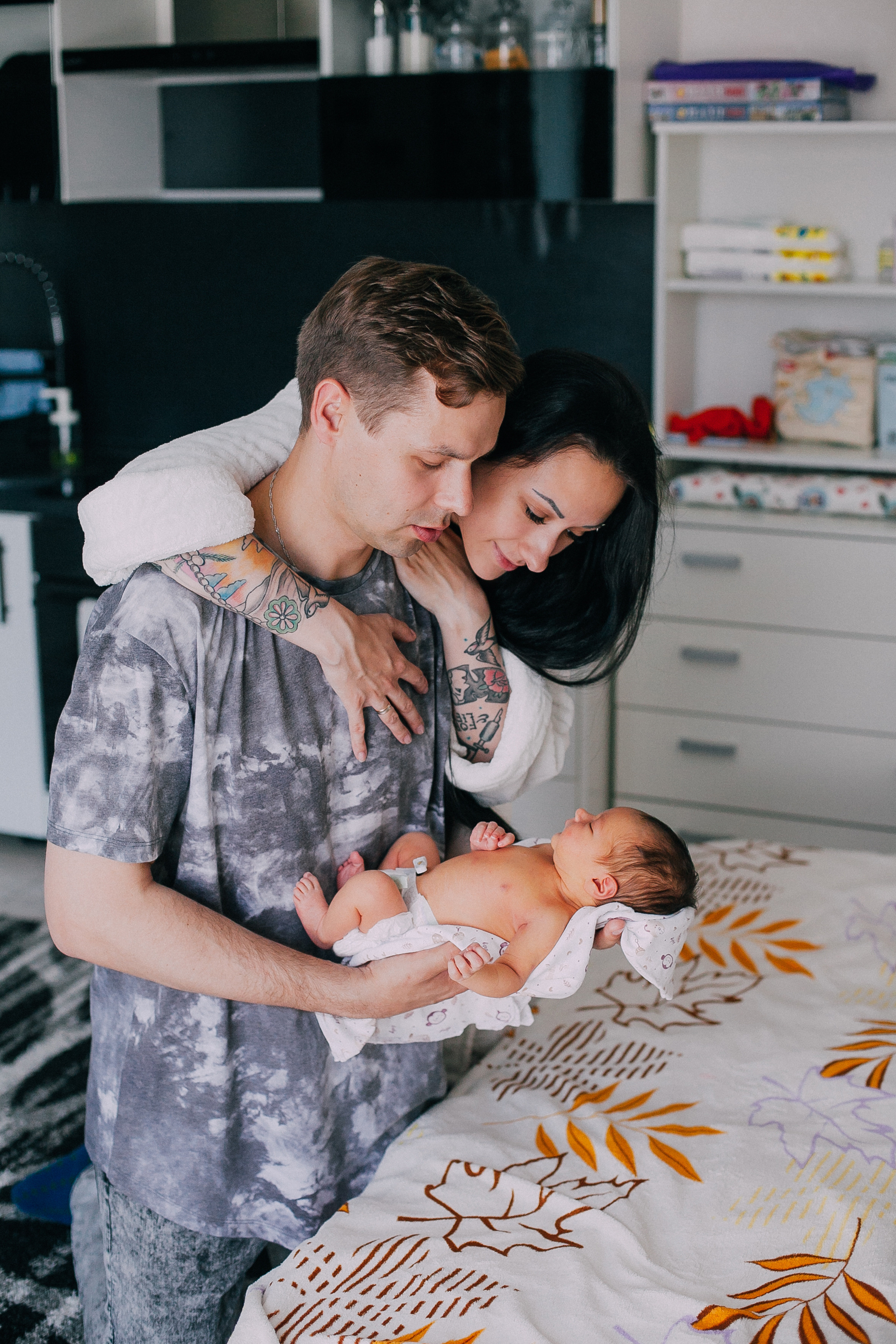 Встреча из роддома.Вера. Семейный и детский фотограф