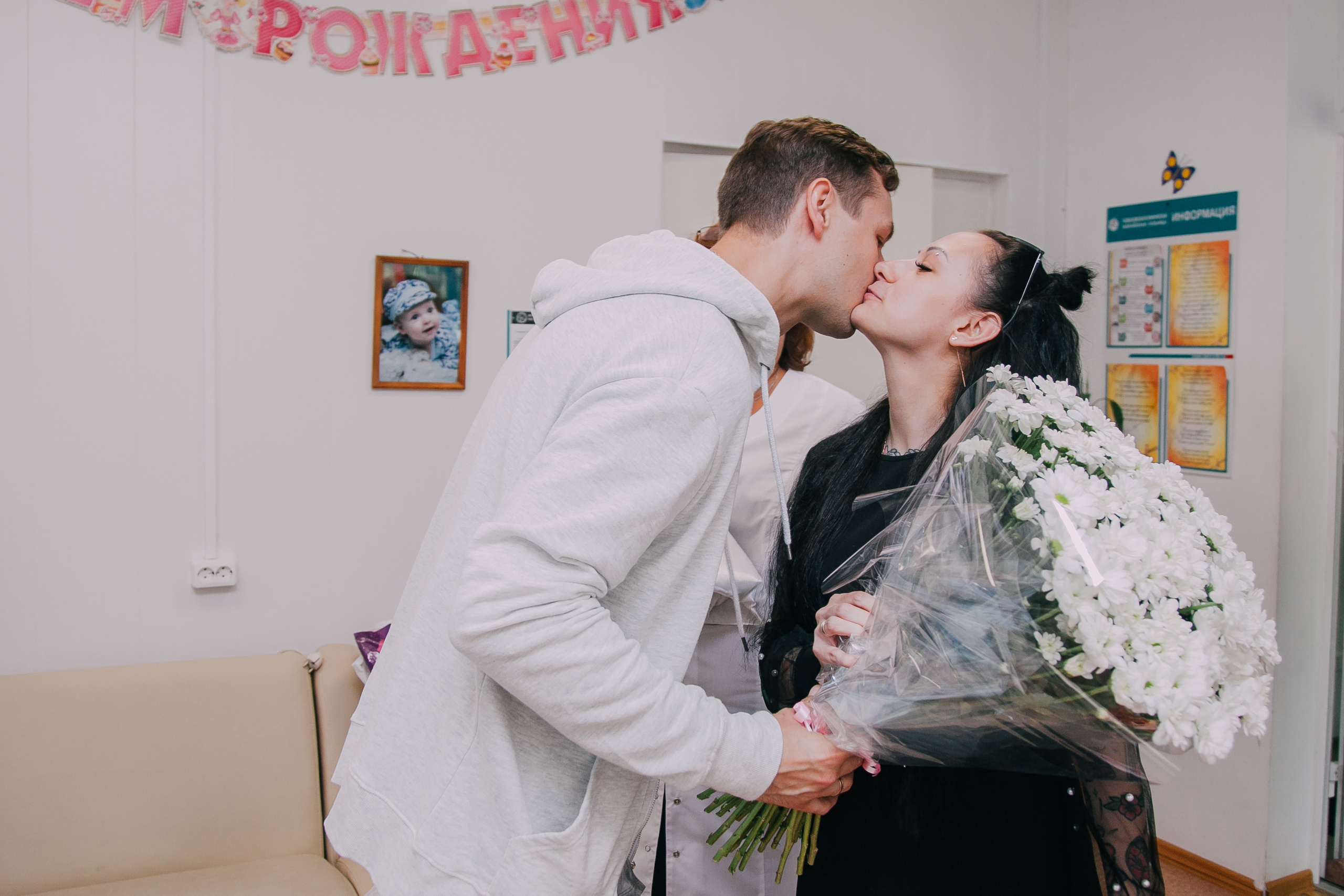 Встреча из роддома.Вера. Семейный и детский фотограф