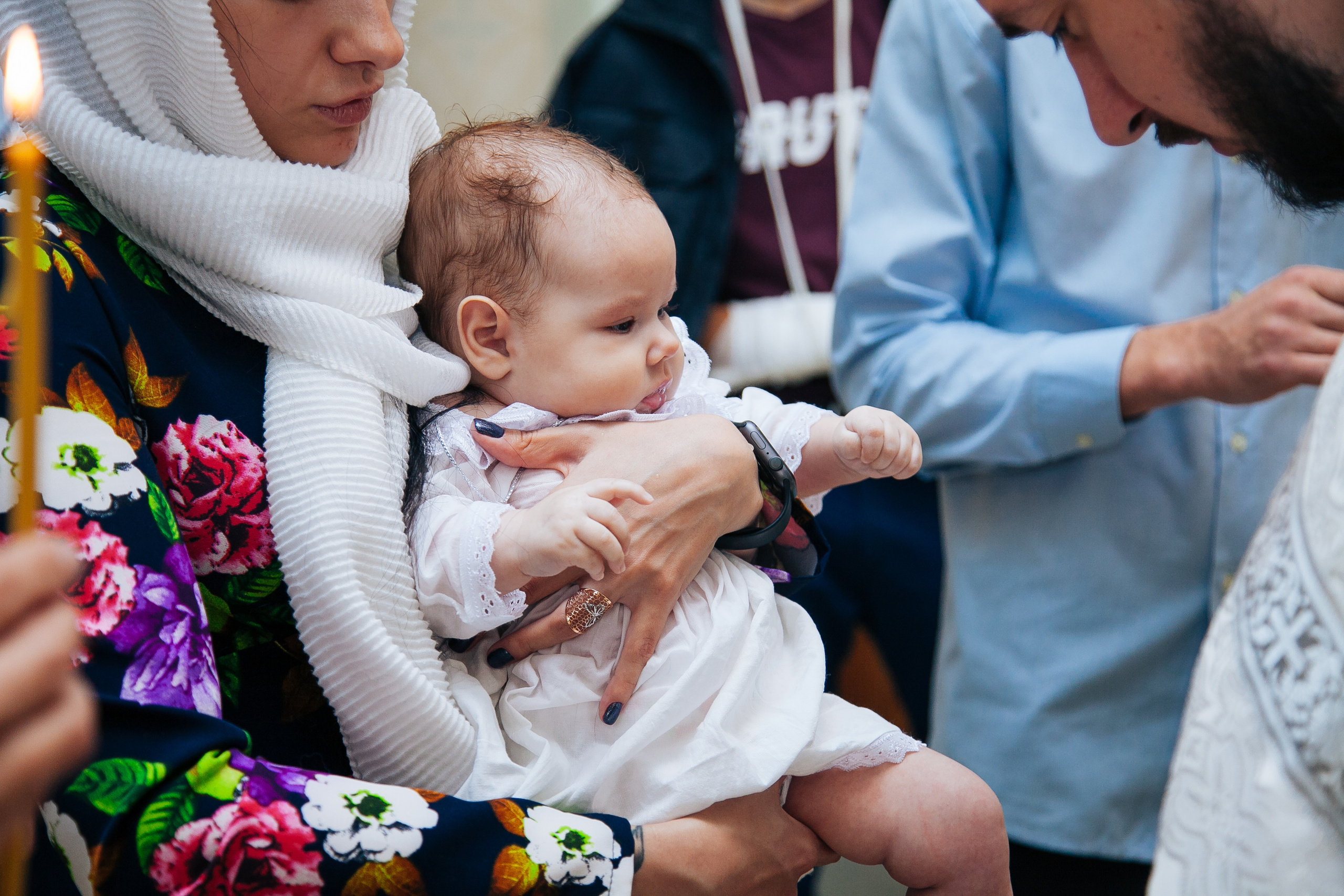 Крещение Веры. Семейный и детский фотограф