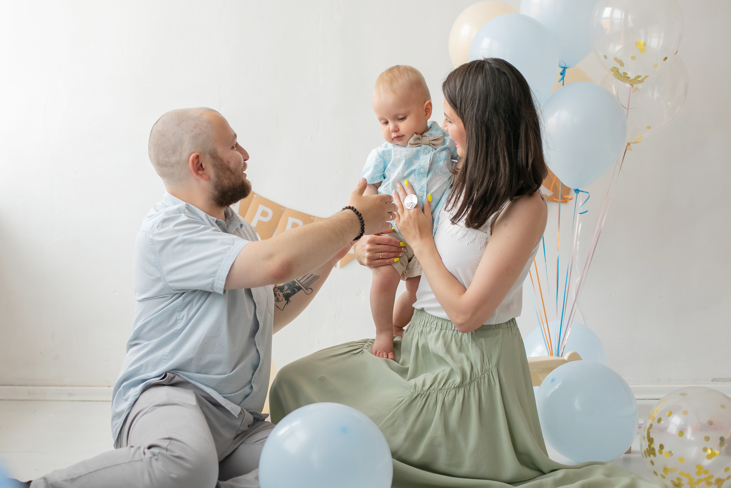 Фотосессия на 1 годик. Семейный и детский фотограф