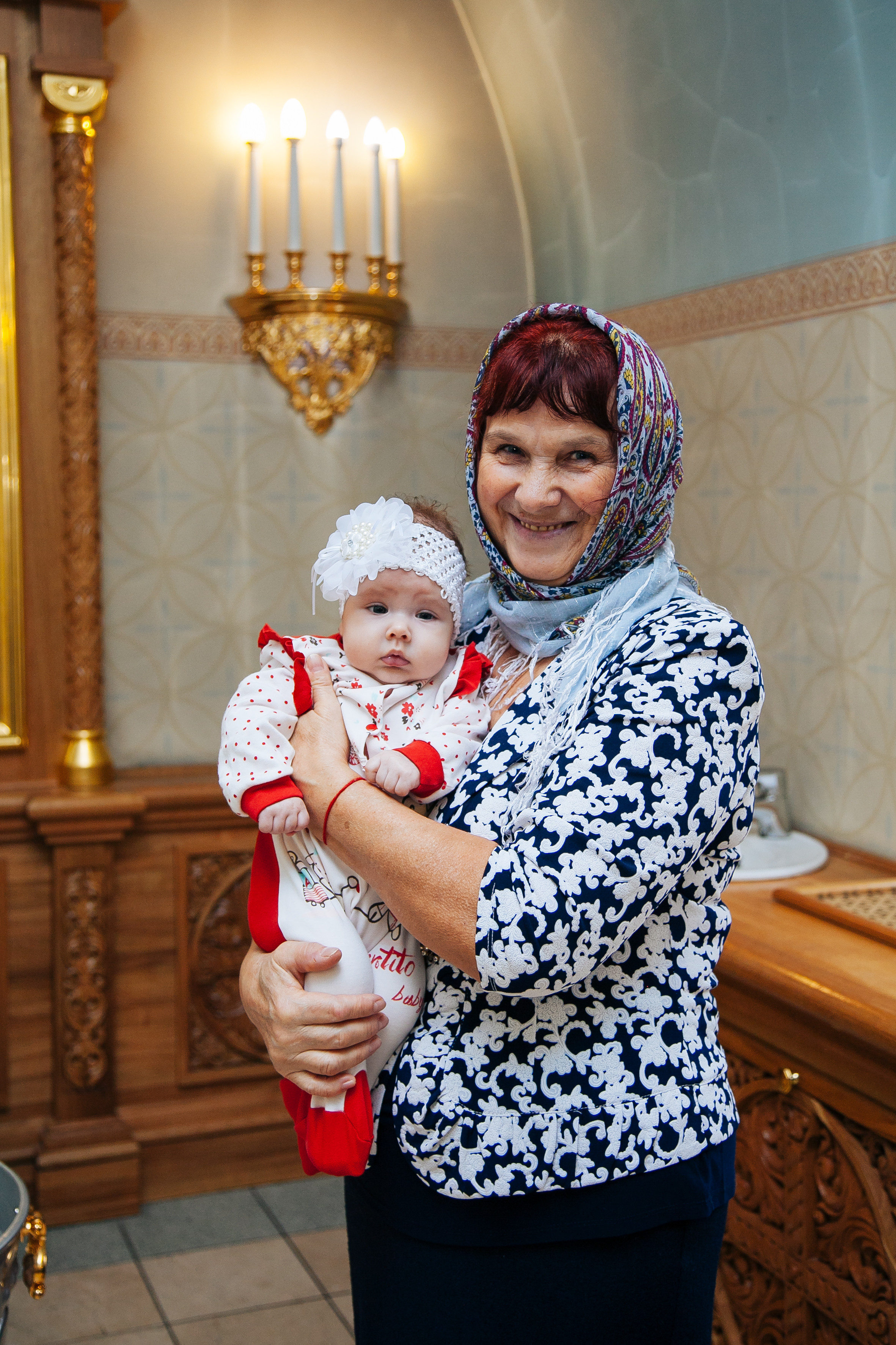 Крещение Веры. Семейный и детский фотограф