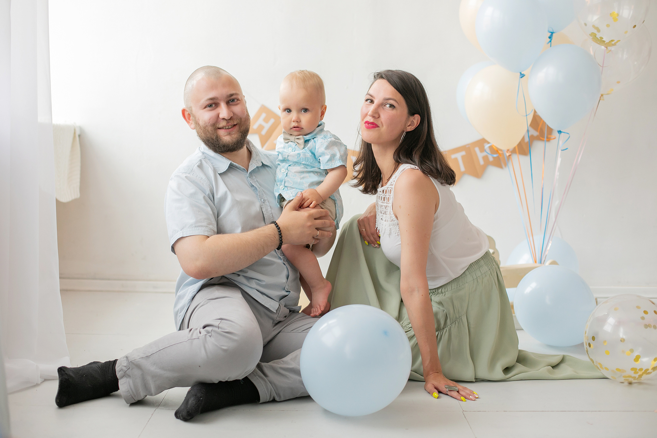 Фотосессия на 1 годик. Семейный и детский фотограф