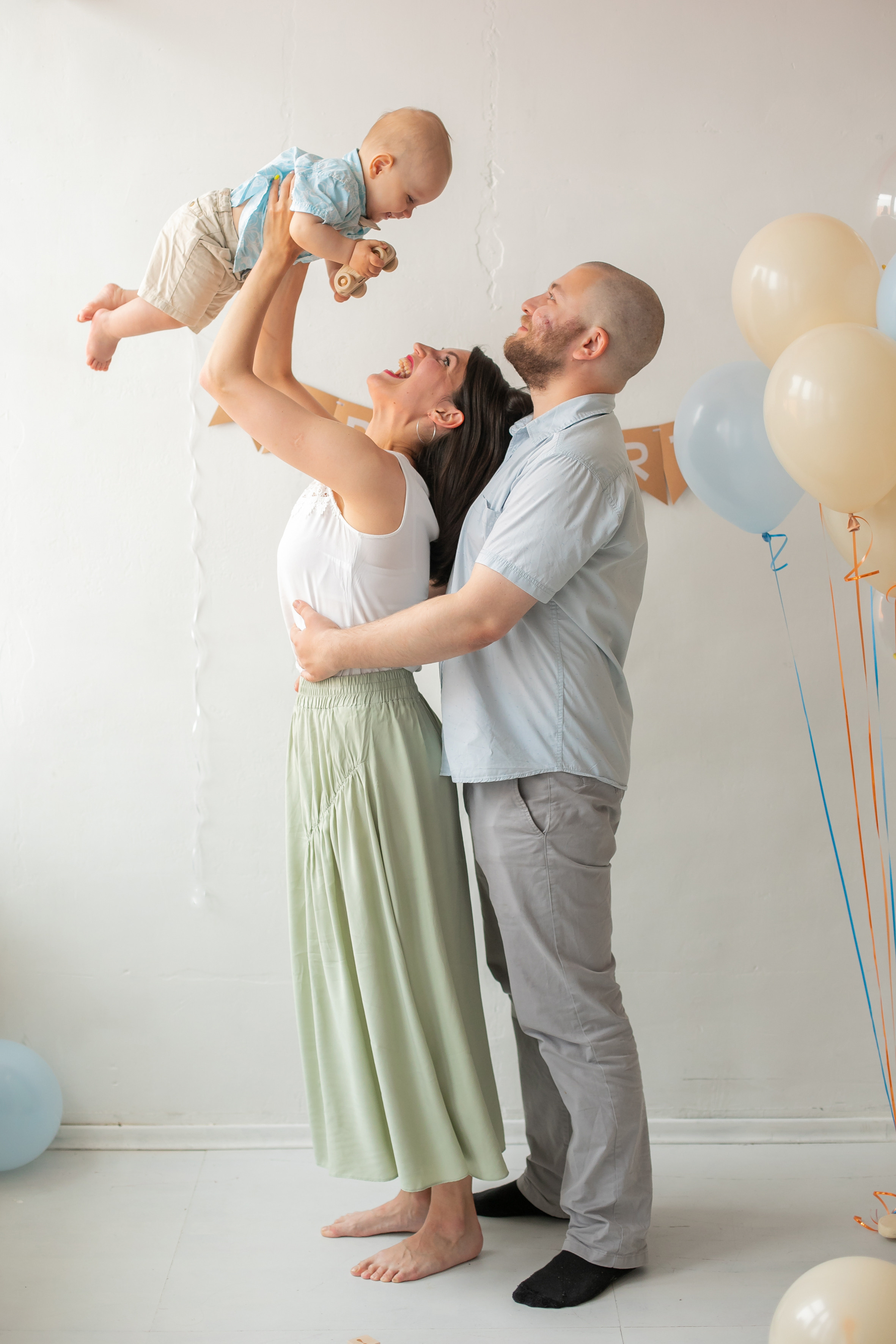 Фотосессия на 1 годик. Семейный и детский фотограф