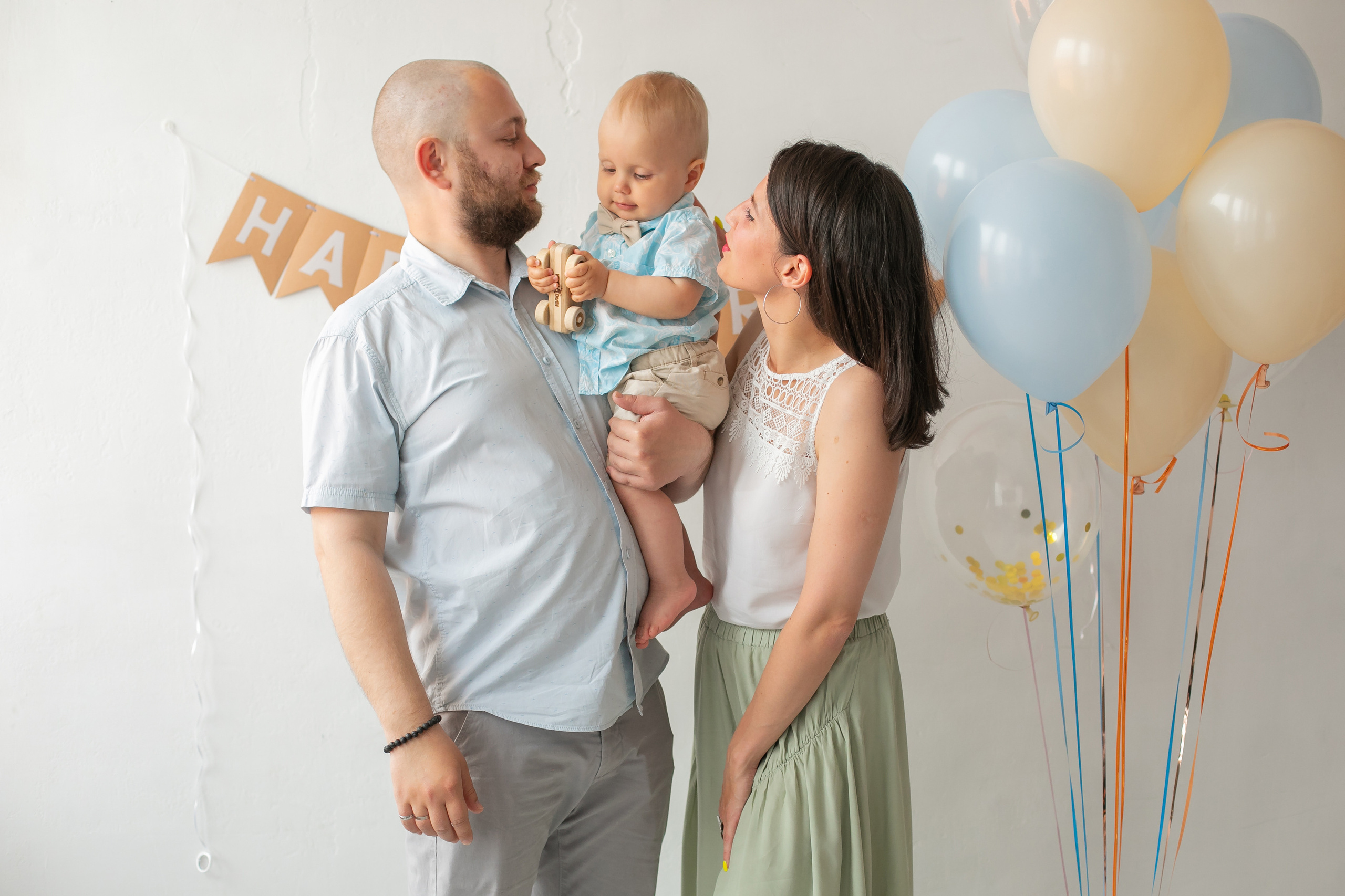 Фотосессия на 1 годик. Семейный и детский фотограф