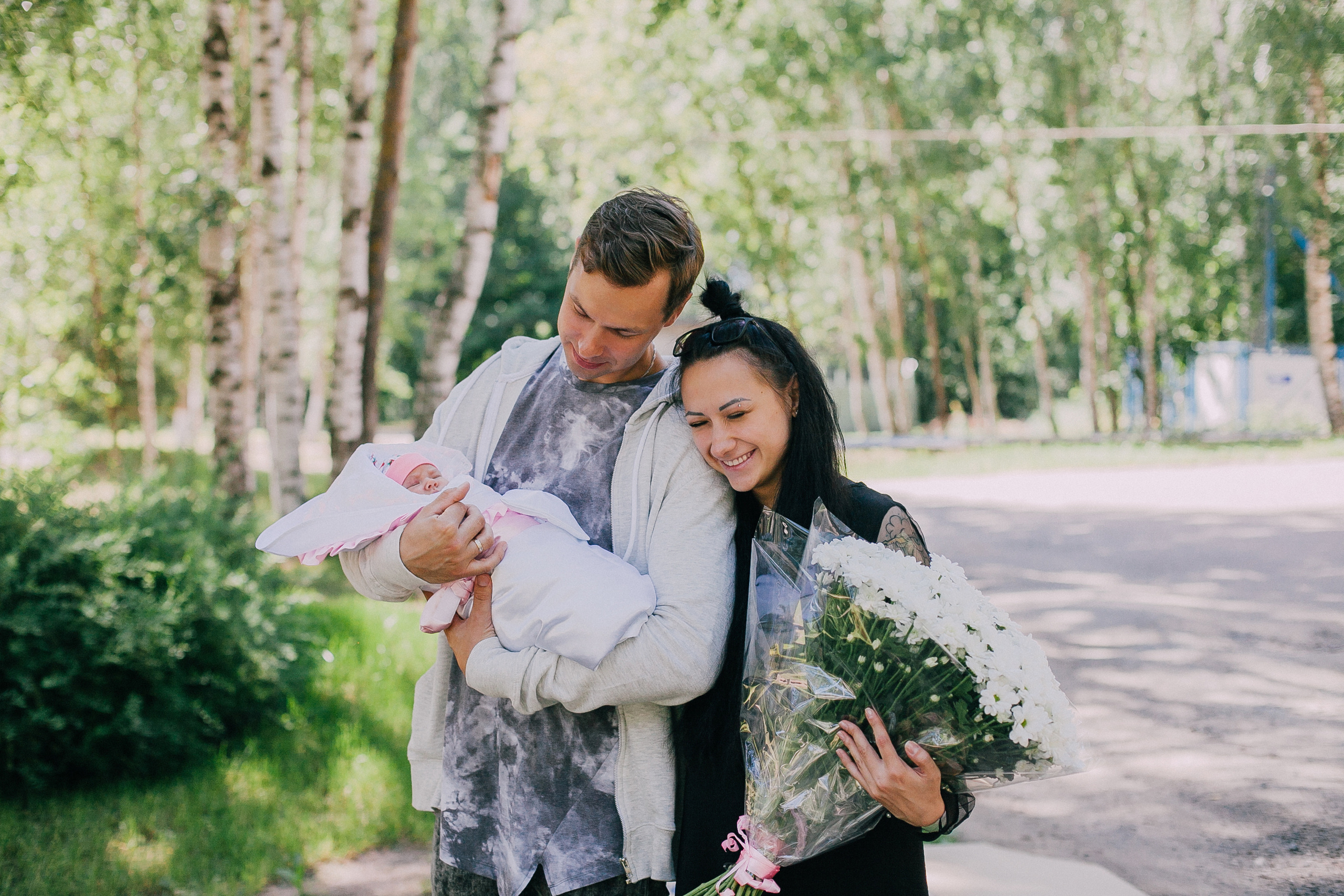 Встреча из роддома.Вера. Семейный и детский фотограф
