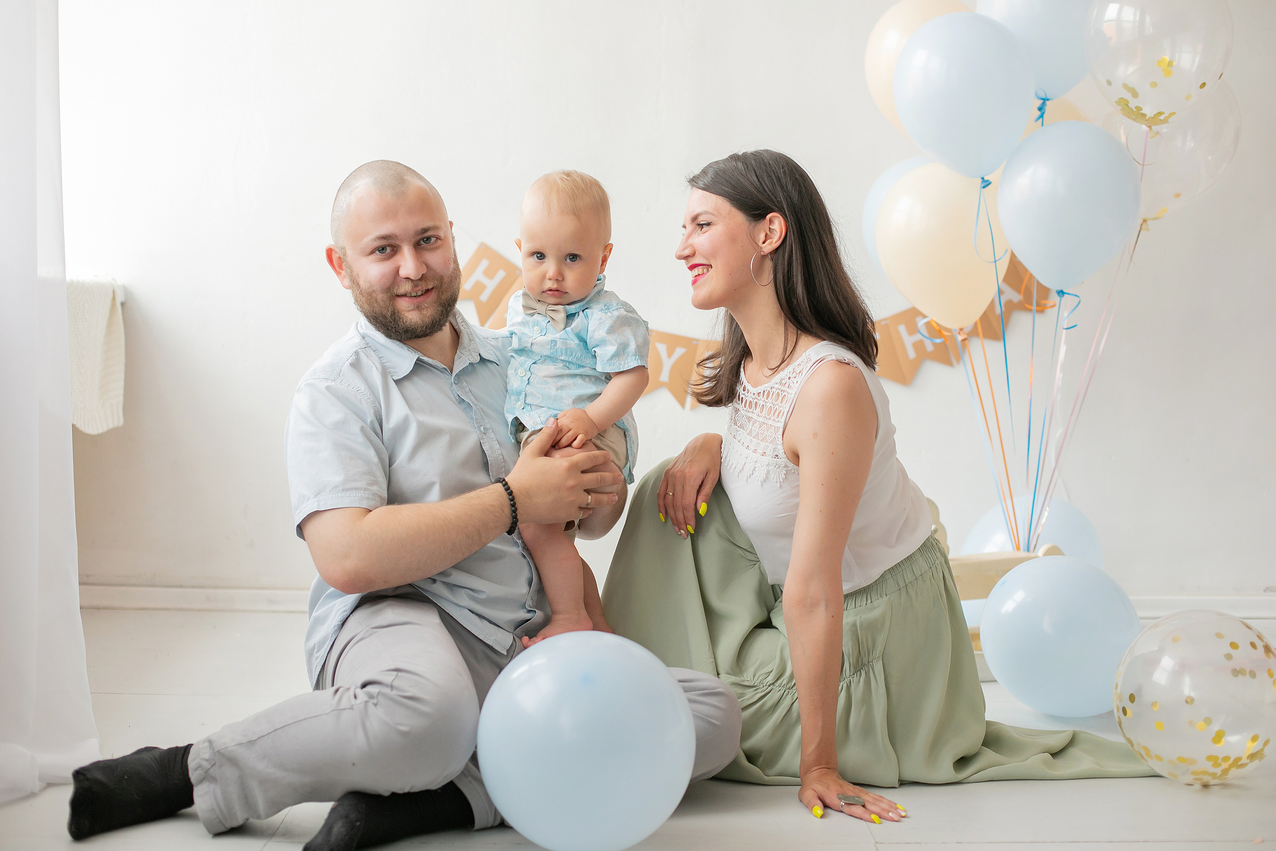 Фотосессия на 1 годик. Семейный и детский фотограф