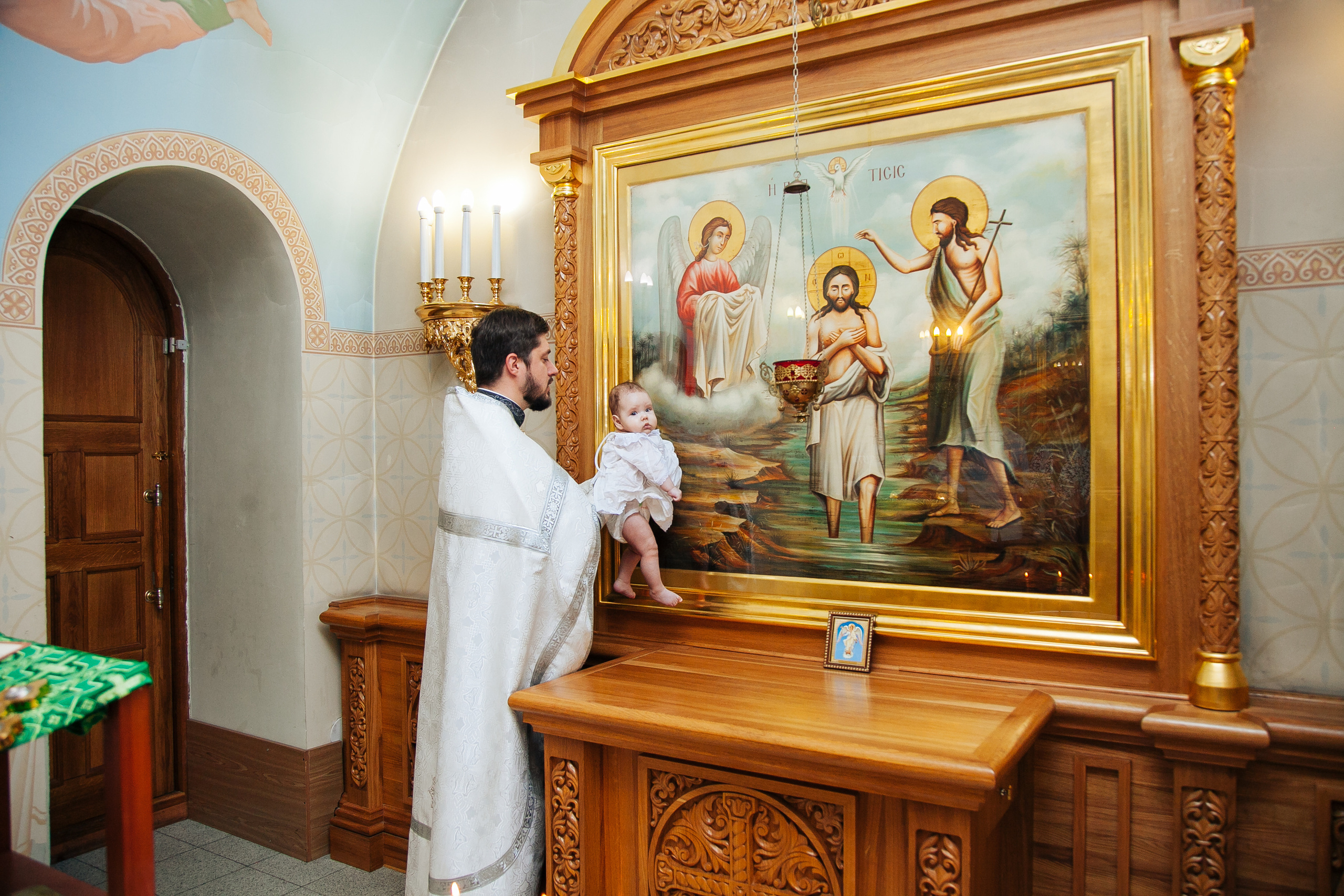 Крещение Веры. Семейный и детский фотограф