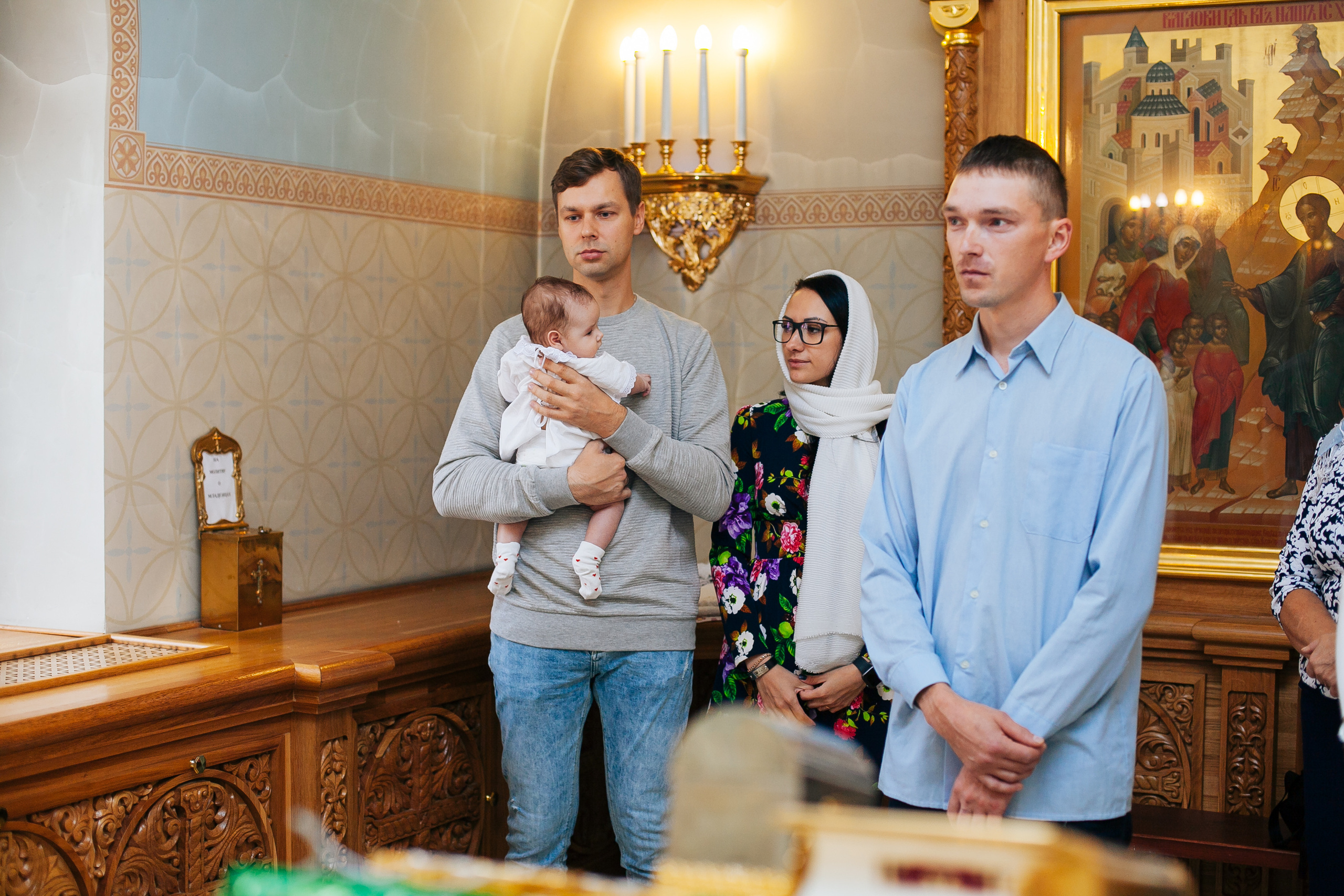 Крещение Веры. Семейный и детский фотограф