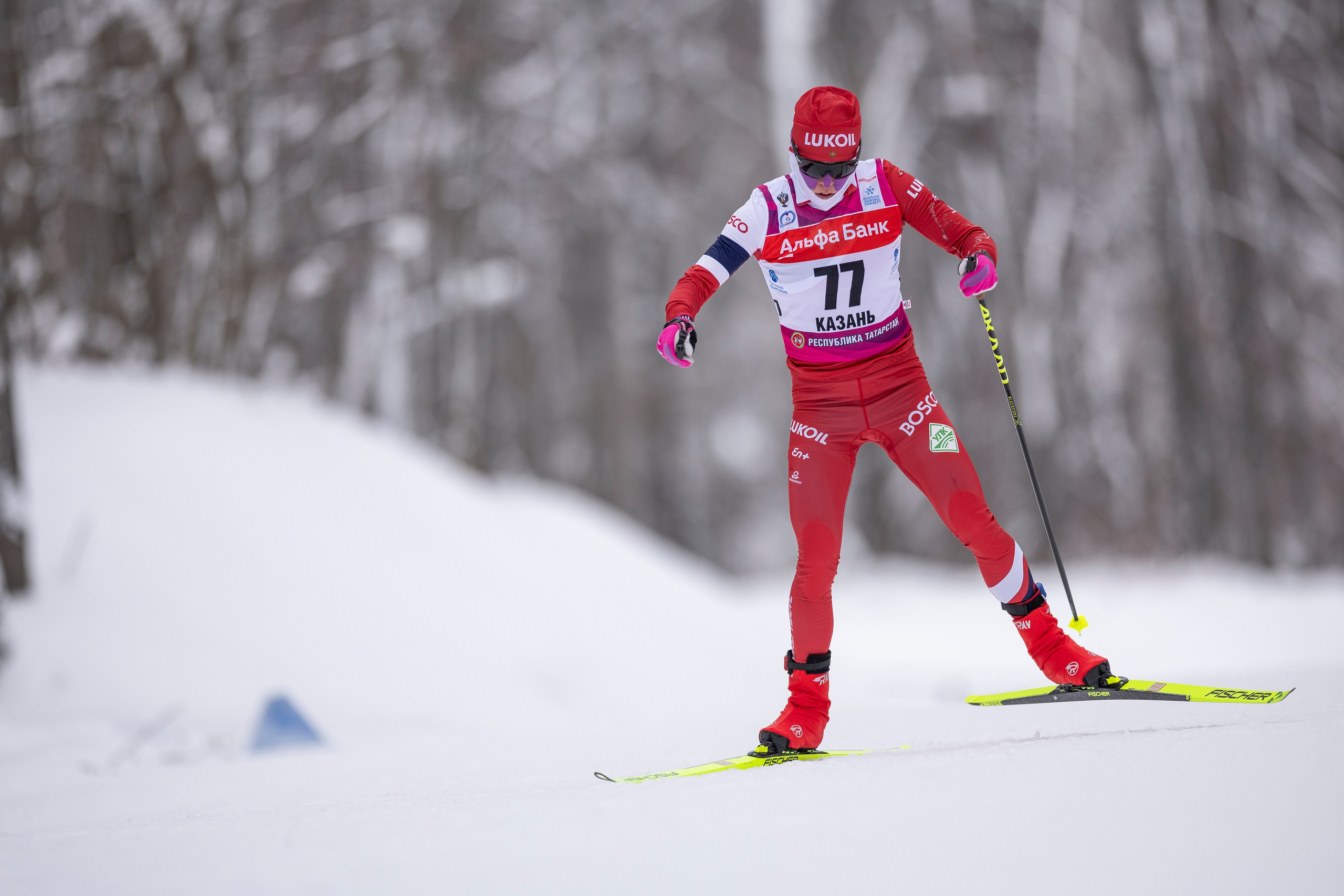 Кубок Росси по лыжным гонкам 2024. Женщины 10 км. Спортивный репортажный фотограф Казань Нафис Сиразетдинов
