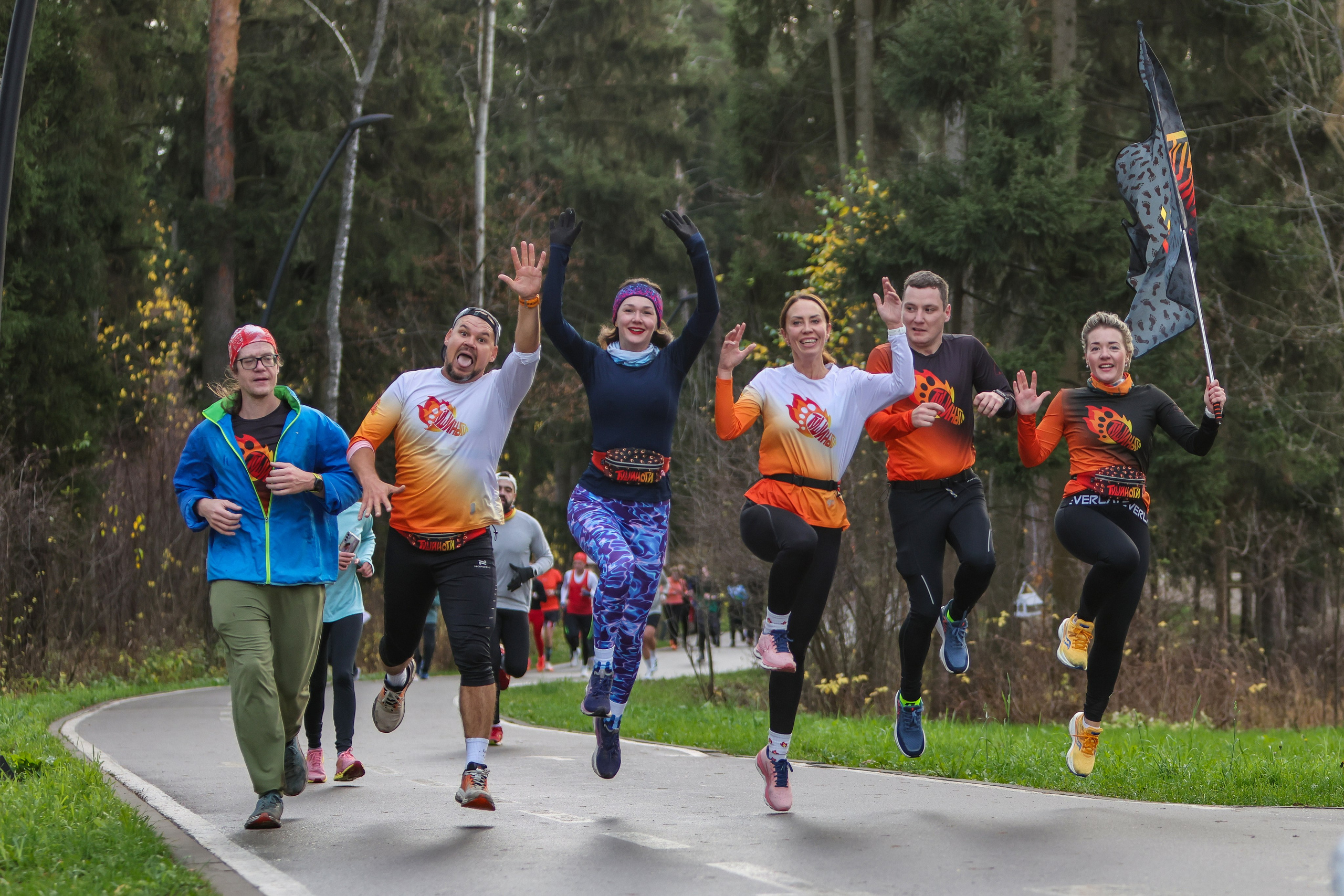 5 вёрст в Пестовском парке (Балашиха), 08.11.25. Фотограф Сергей Ловкий