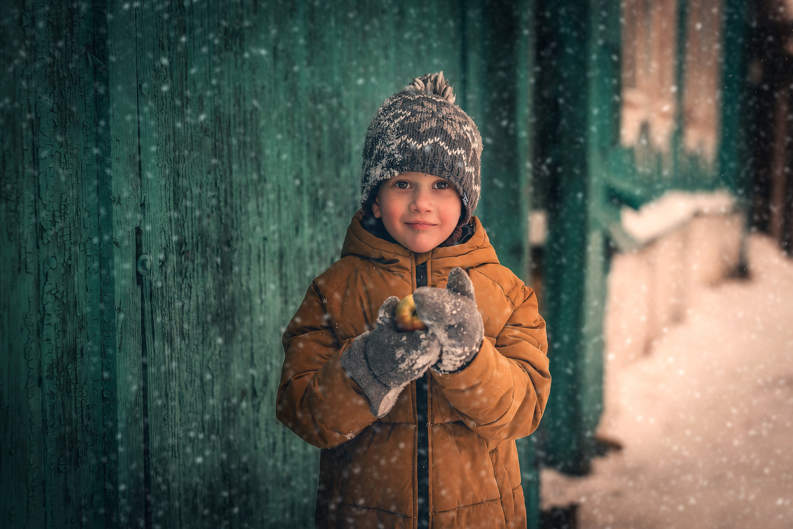 Зимняя прогулка. Семейный, детский фотограф в Воронеже Анна Никитина