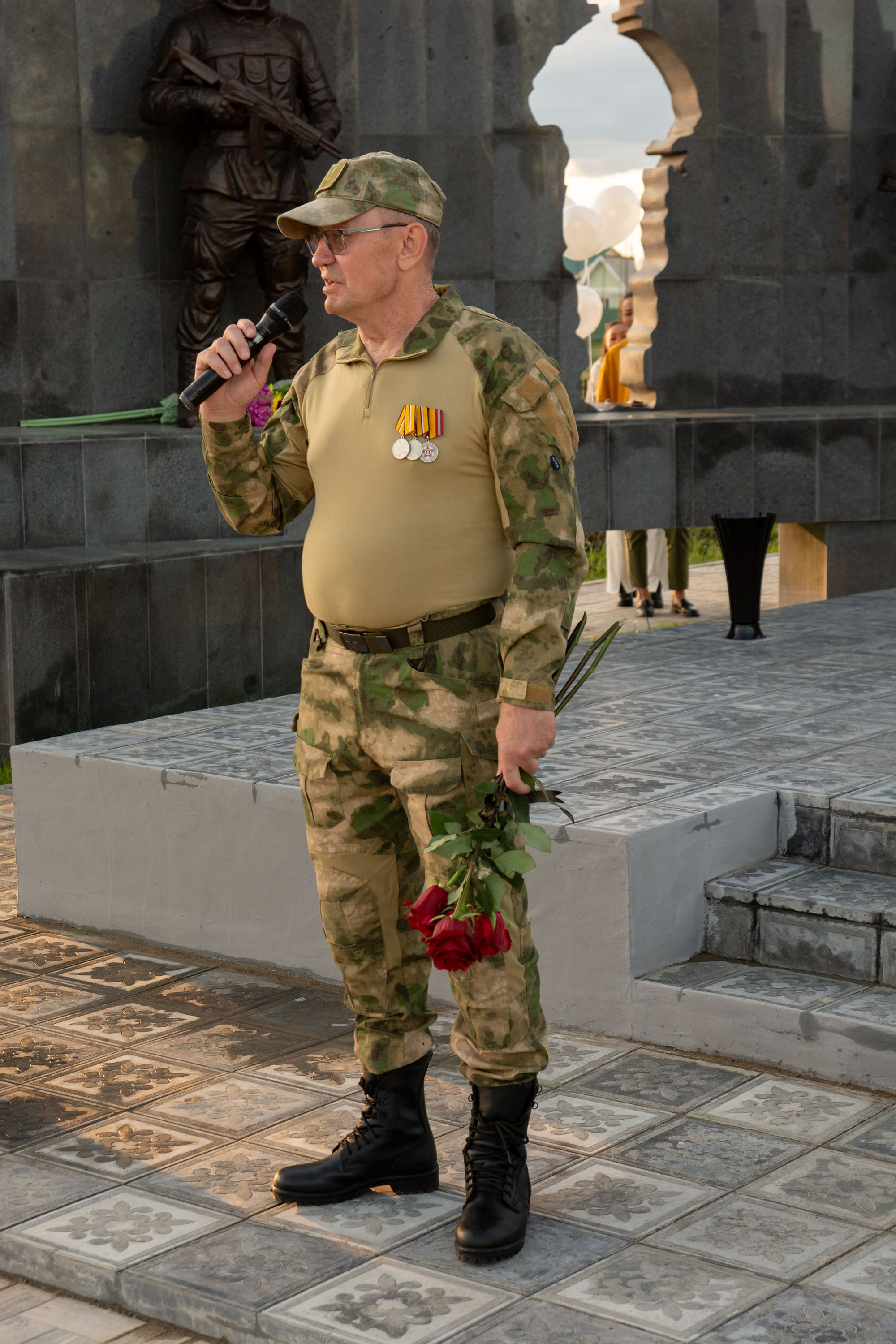 Открытие мемориального комплекса. Фотограф широкого профиля Чита-Цасучей