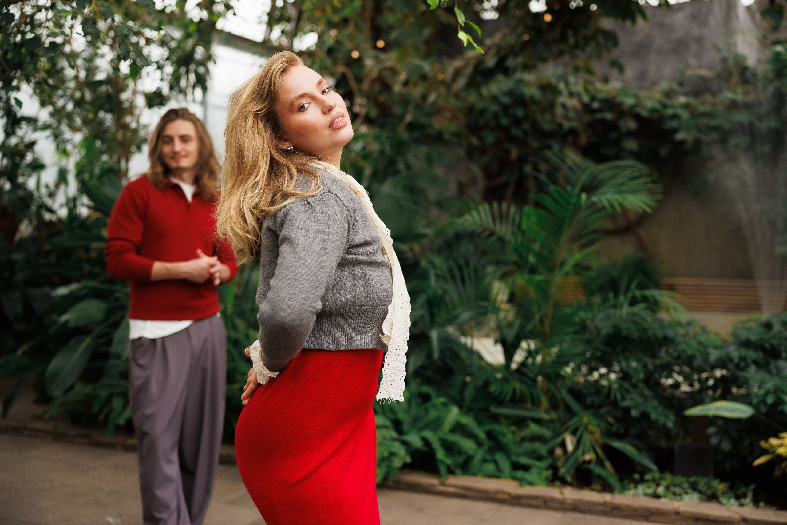 Предложение в оранжерее. Свадебный и семейный фотограф в Москве Красинская Мария