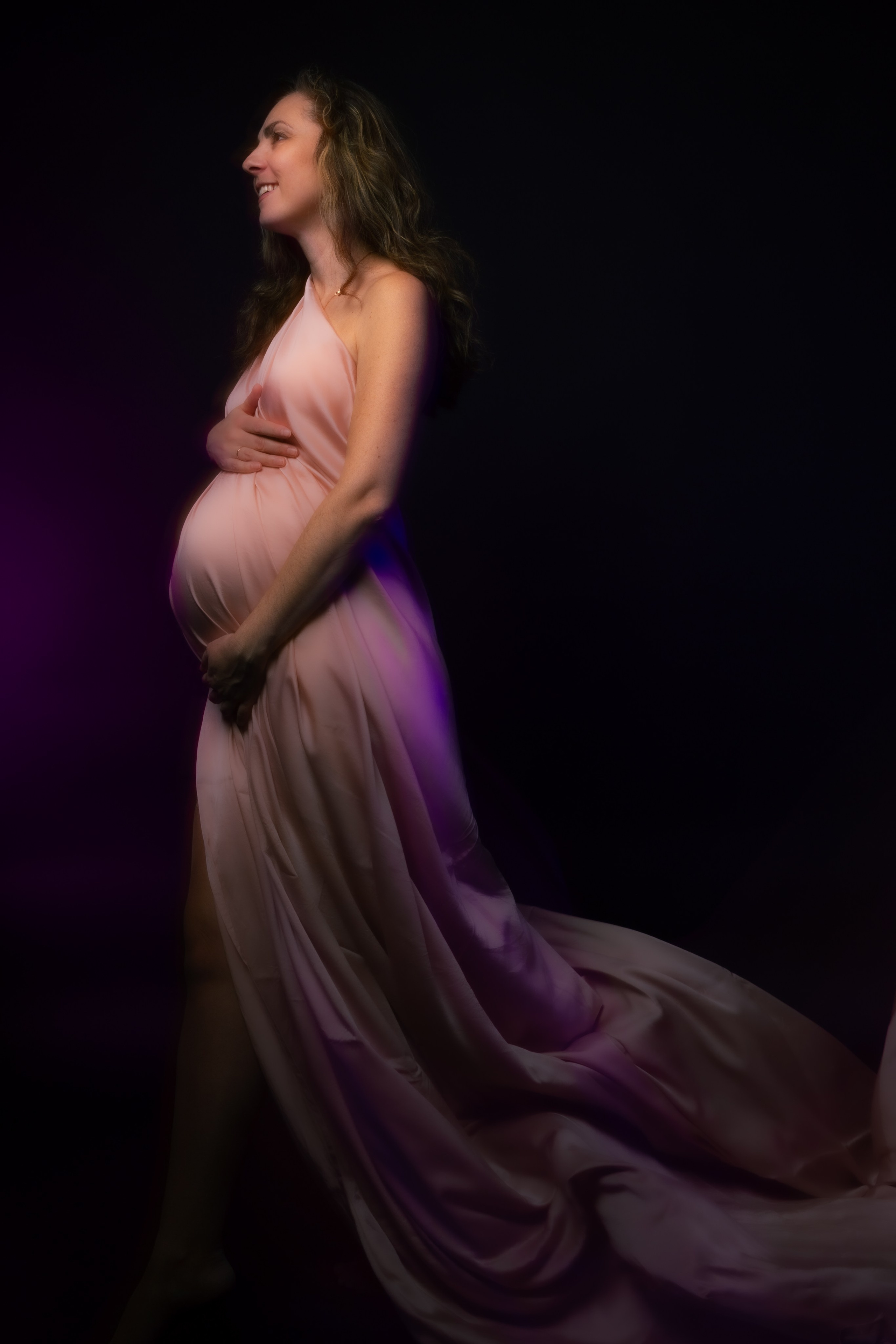 Беременность. Студия. Смешанный свет. Свадебный и семейный фотограф в Москве Красинская Мария