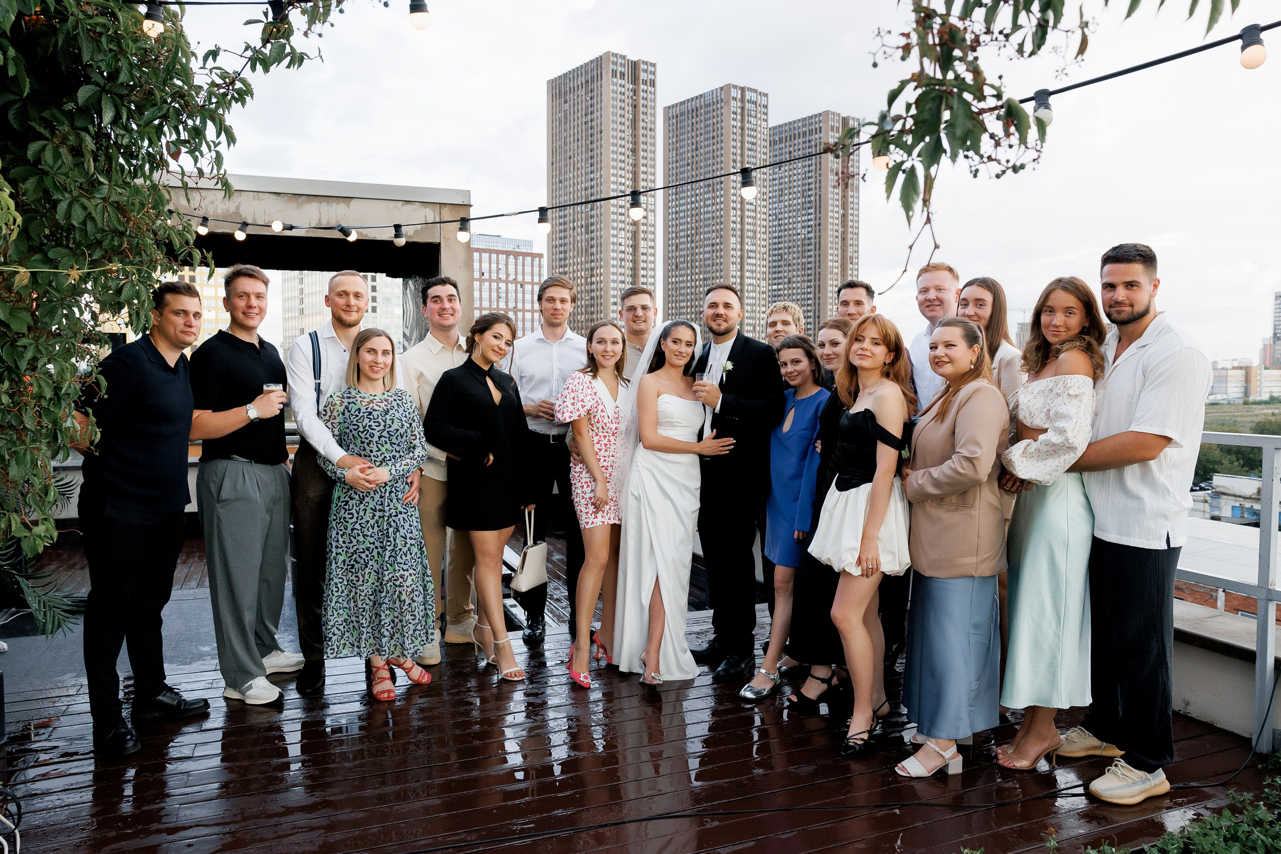 Свадебная вечеринка лофт Телескоп. Свадебный фотограф Домодедово Москва Катерина Алехина