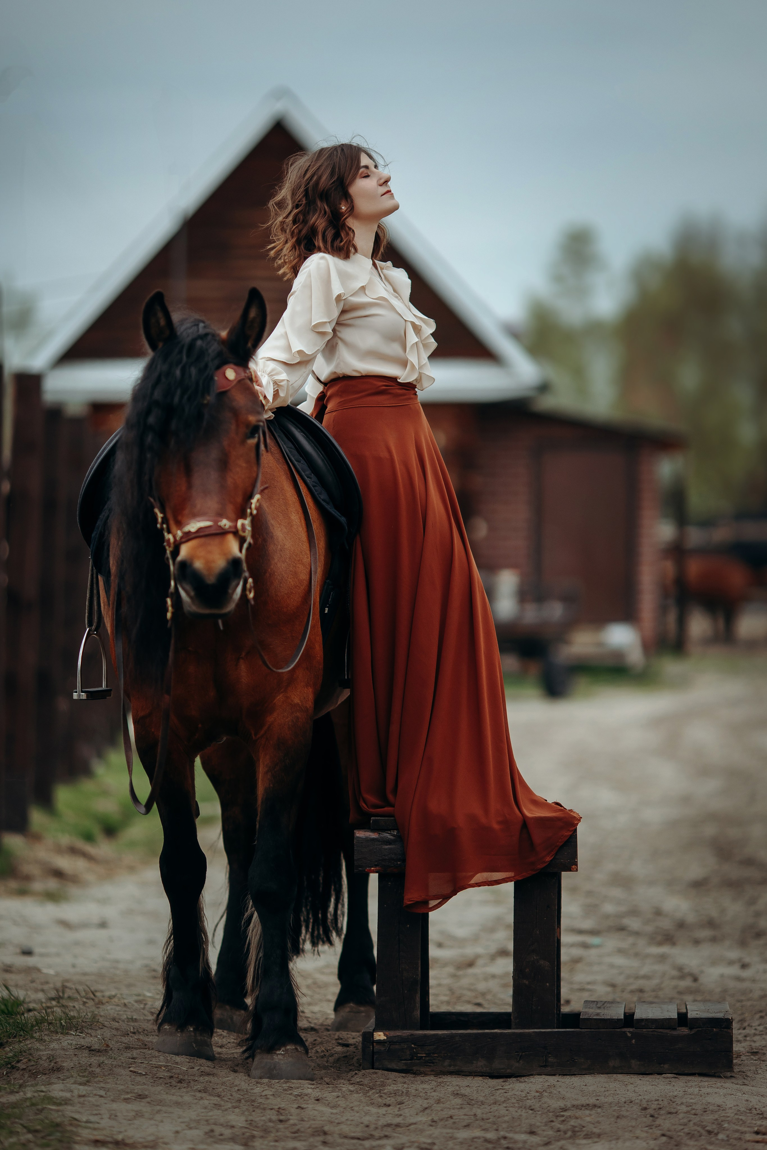Евгения и Халветта. Анна Молчанова конный фотограф в Тюмени | фотосессии с лошадьми Тюмень