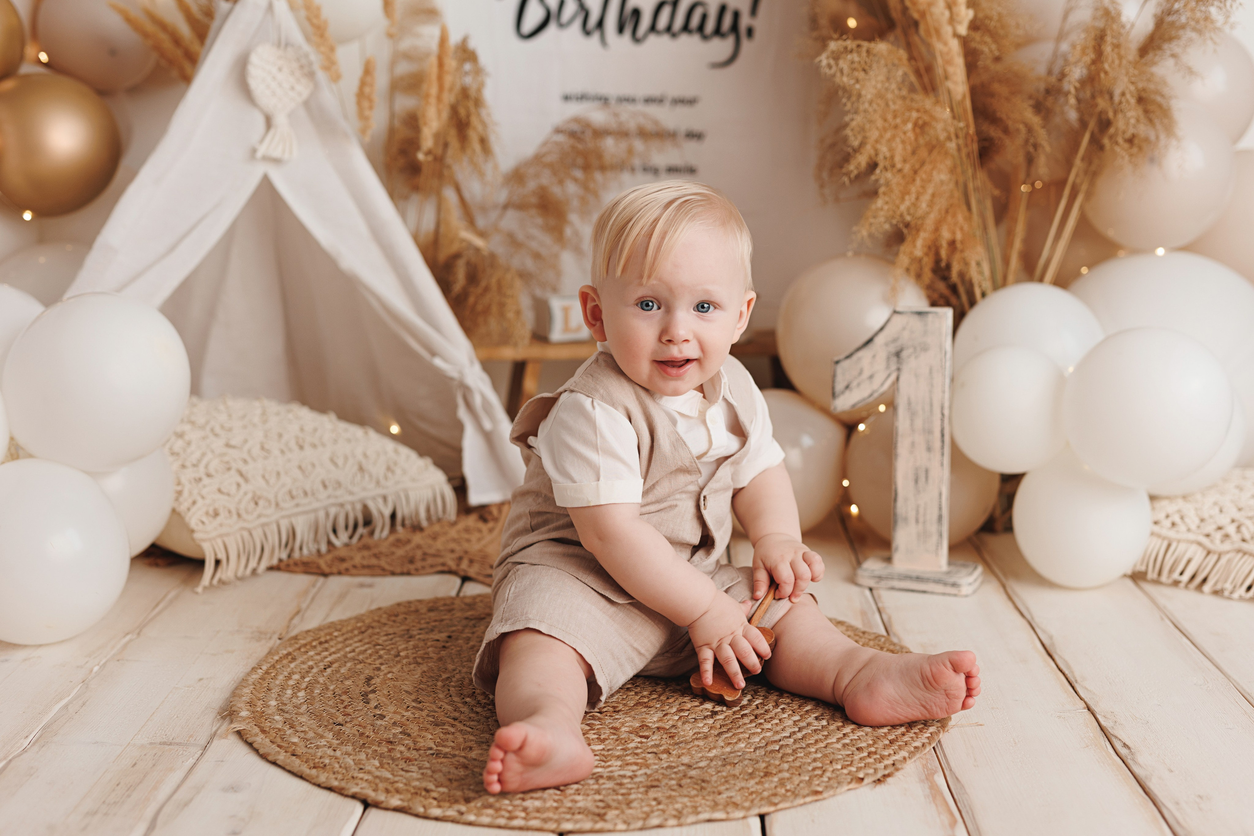 фотосессия первого годика в Краснодаре, детский фотограф 