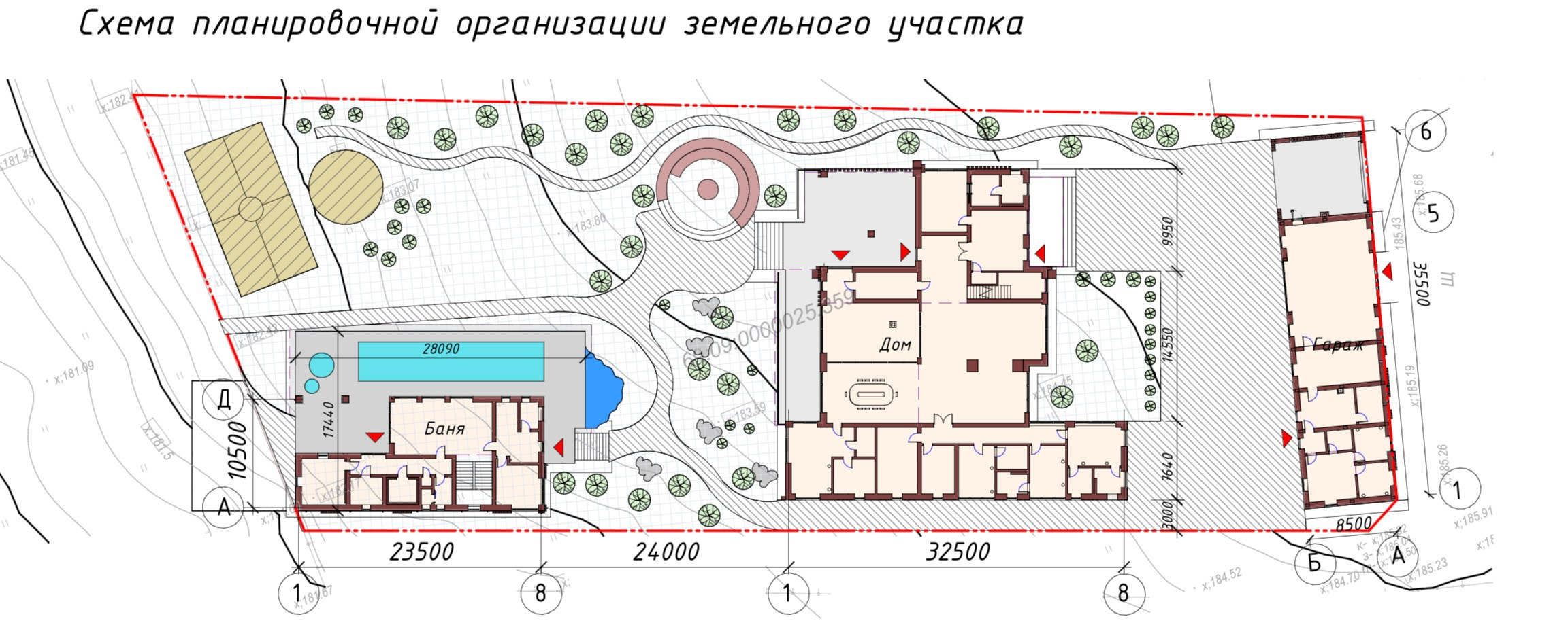 Банный комплекс с гаражом и бассейном в Твери. Архитектор Касаткин и Партнёры