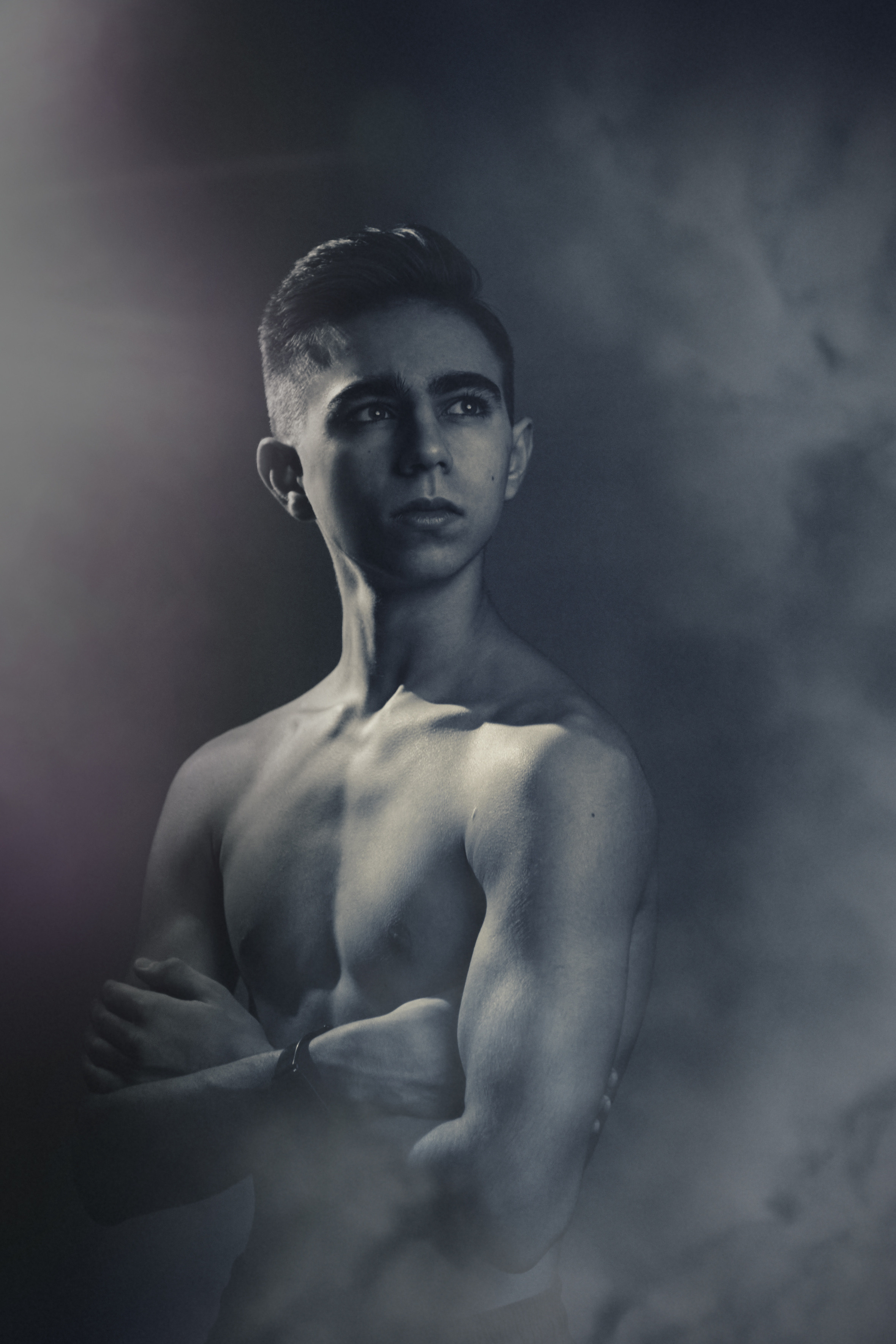 Фото парня в ЧБ