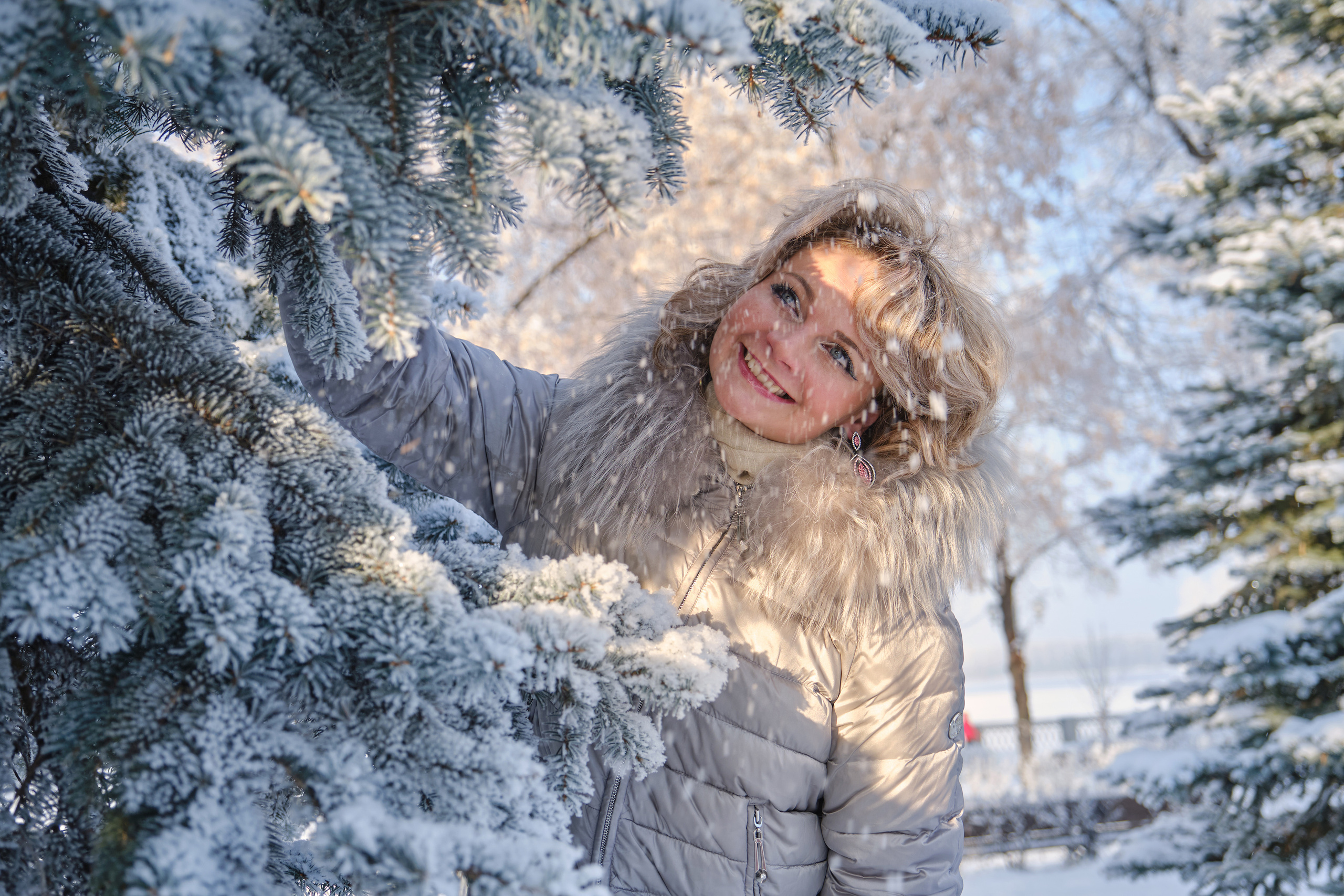 Зимние прогулочные фотосессии для девушек в Самаре