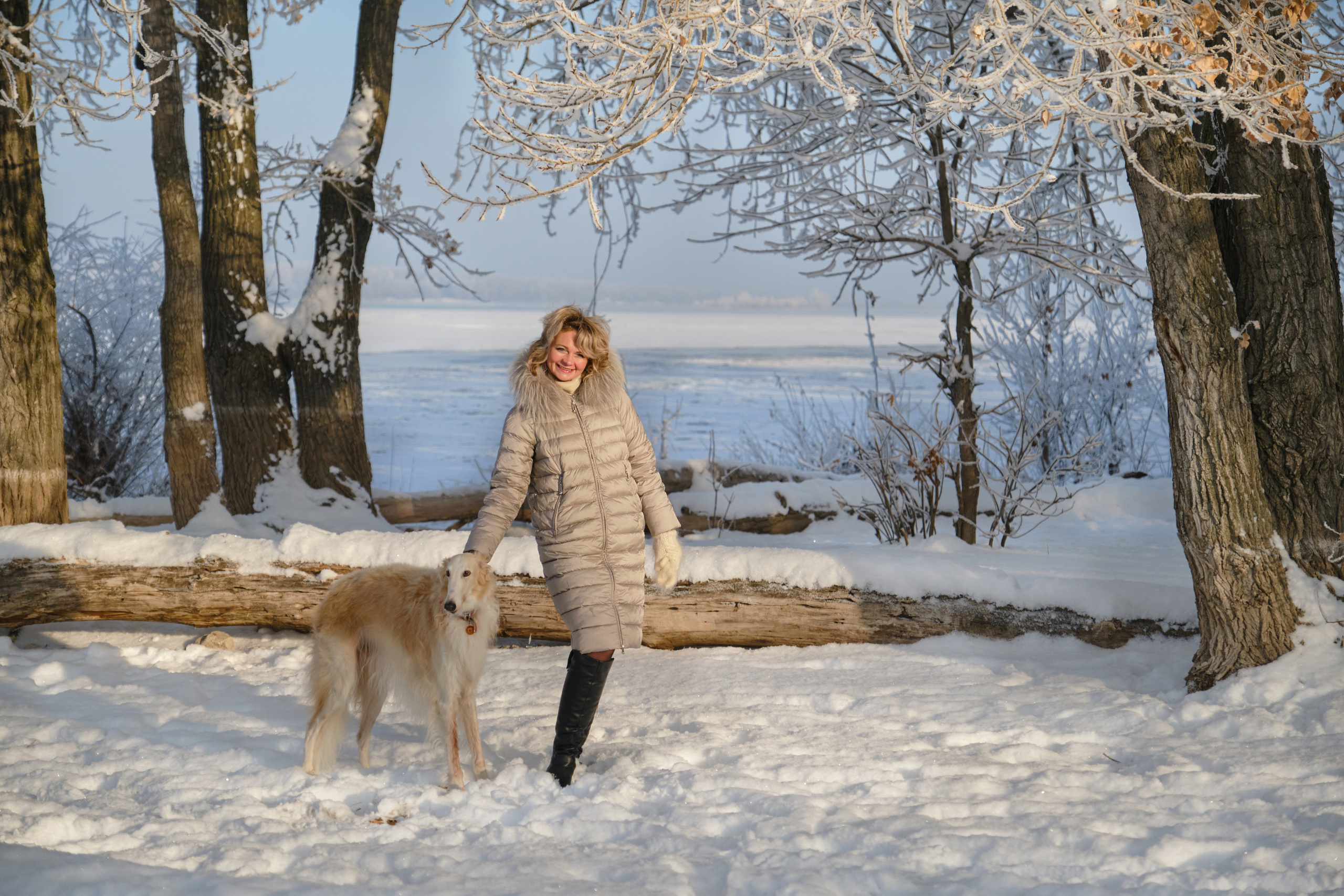 Зимние прогулочные фотосессии для девушек в Самаре