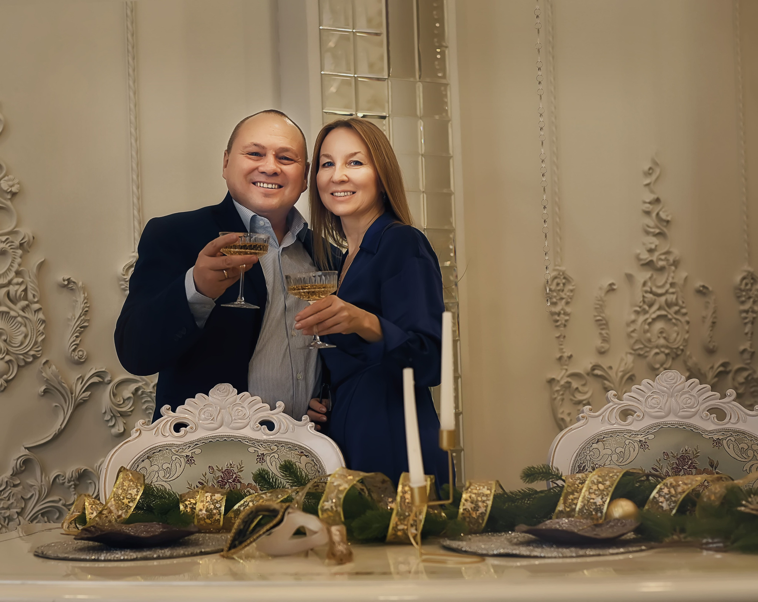 Татьяна и Вячеслав зал колонны. Фотографы крещения/венчания  Красноярск Татьяна и Вячеслав Переваловы