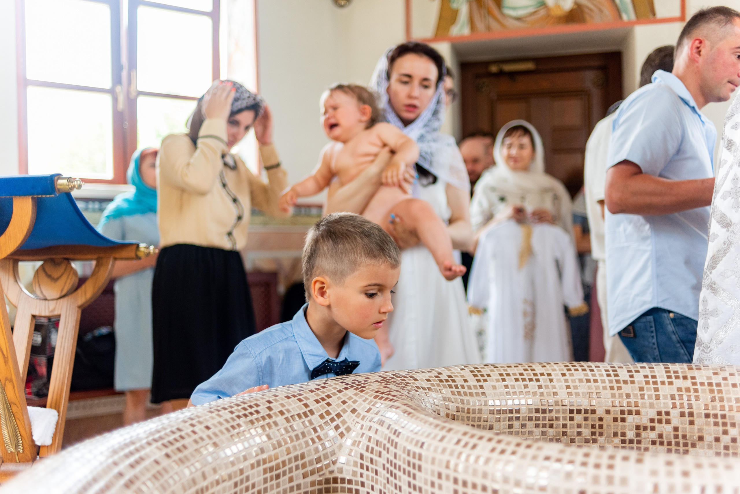 Крещение Ники. Фотограф Юлия Попова