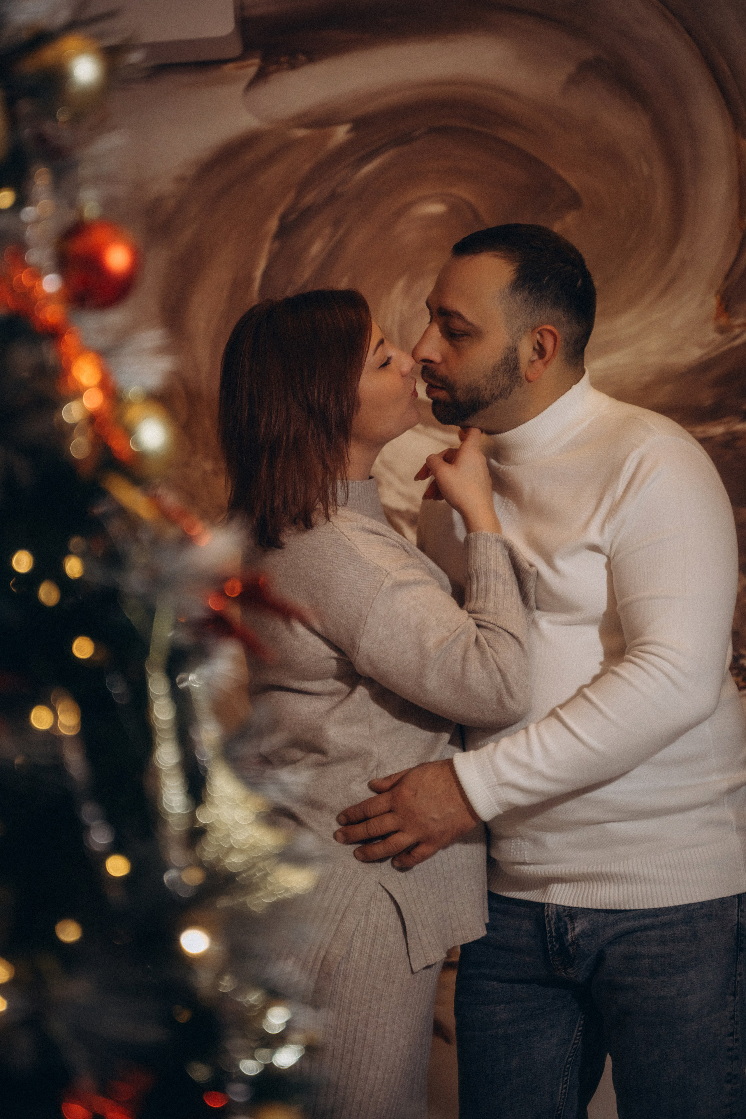 Семья Киприяновы, Новый год дома. Семейный фотограф в Белгороде Амелина Алина