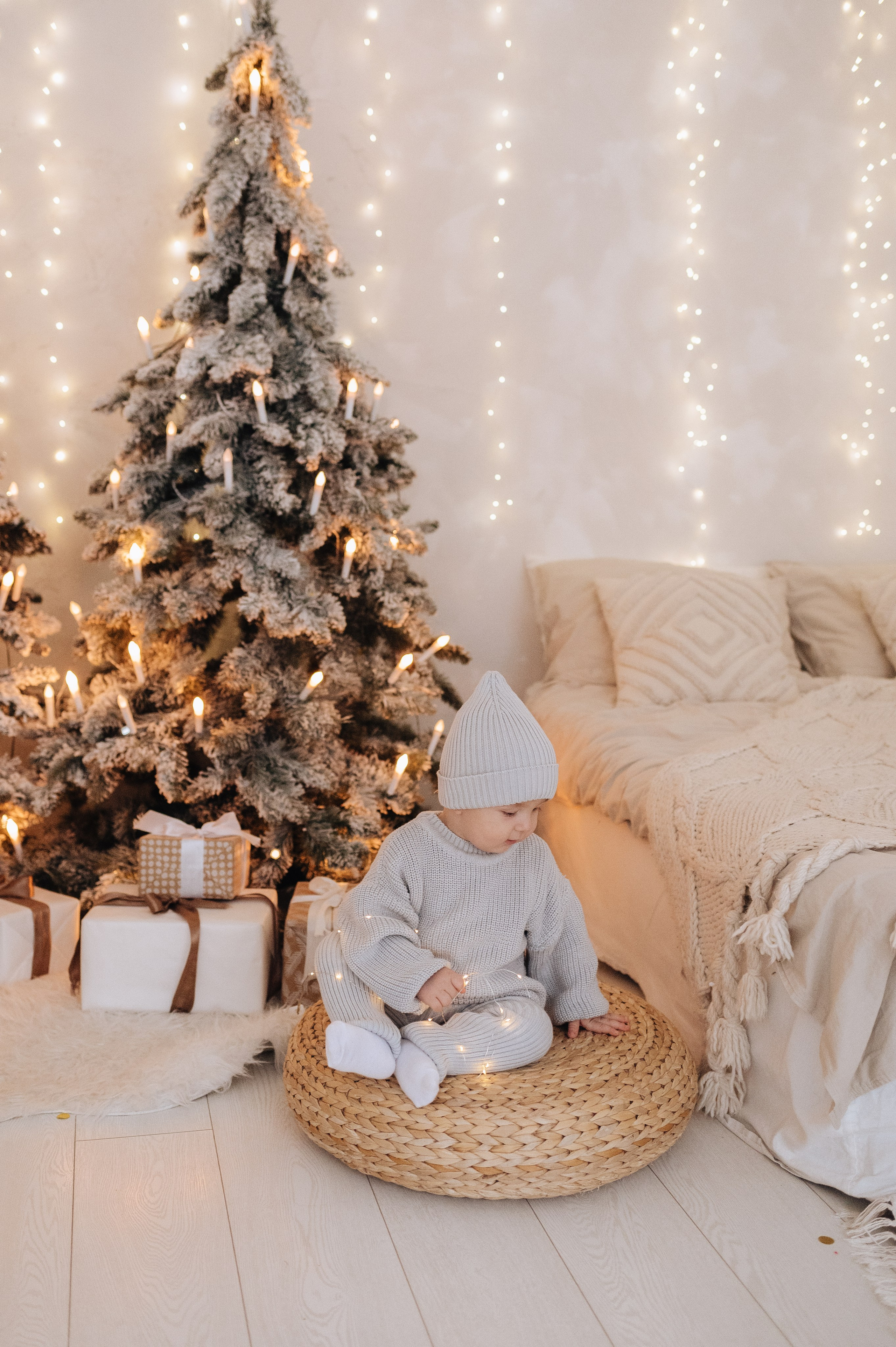 Семейная новогодняя фотосессия Алихана, Кати и Тимура. Фотограф в Москве и Московской области Таня Яблочкина