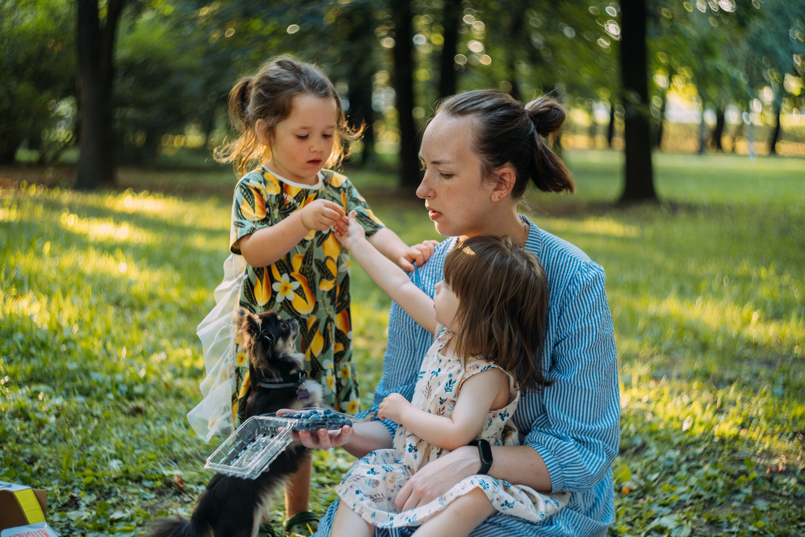 День рождения: пикник в парке. Семейный и детский фотограф в Москве
