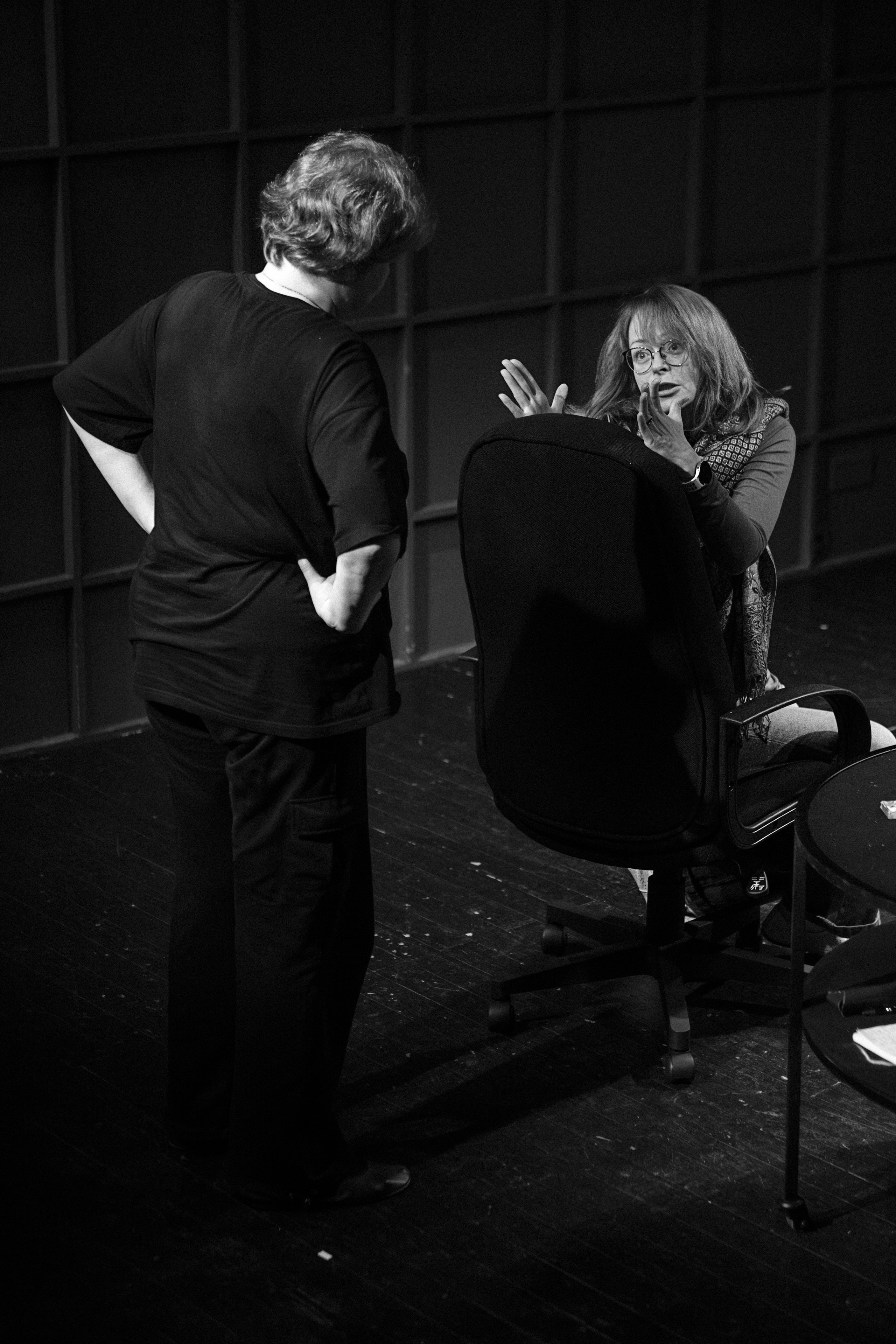 Съёмка репетиции в театре «Человек». Профессиональный фотограф в Москве и МО Денис Кулешов