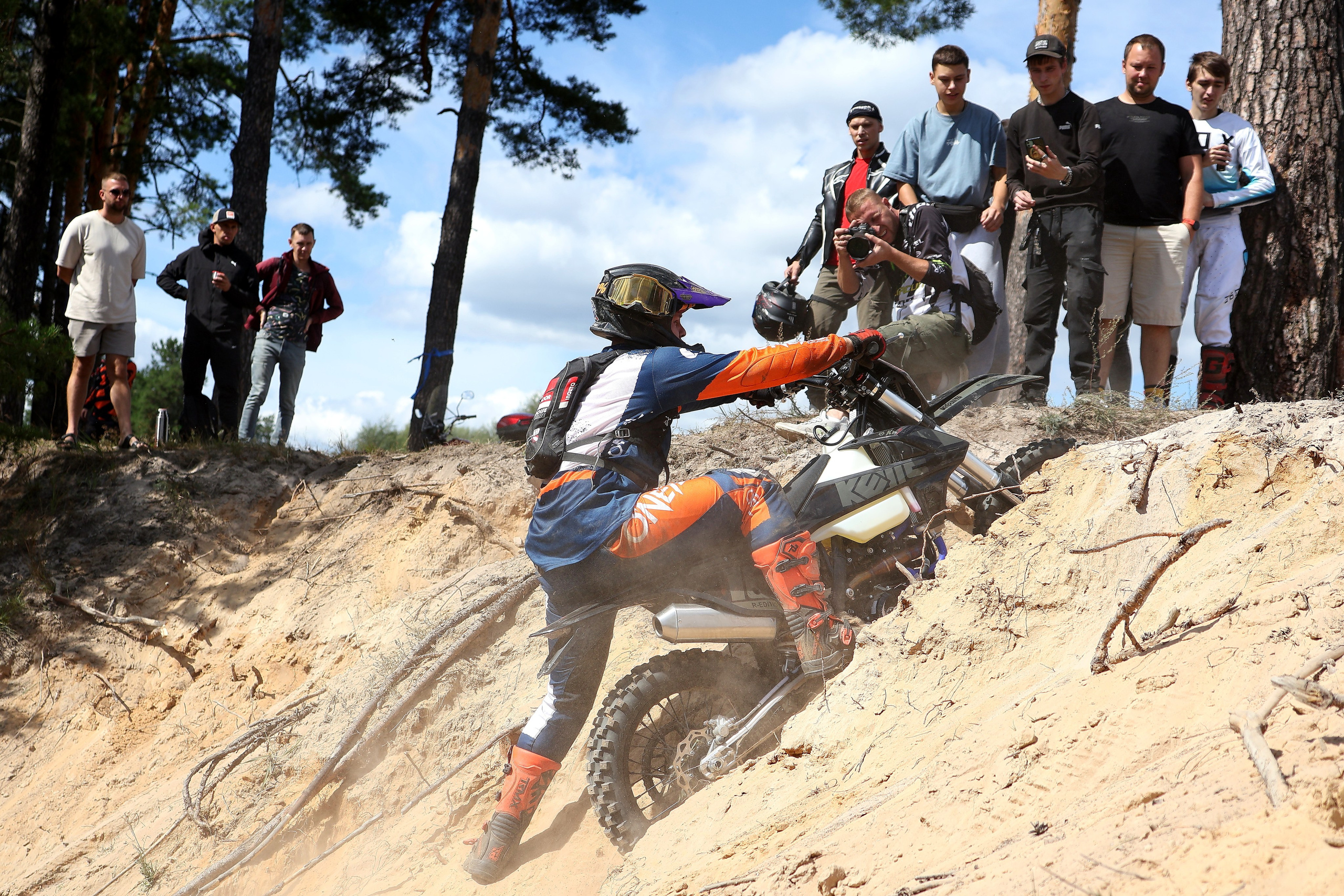 Hard enduro Melenki "Вне зоны комфорта". Песчаный подъём