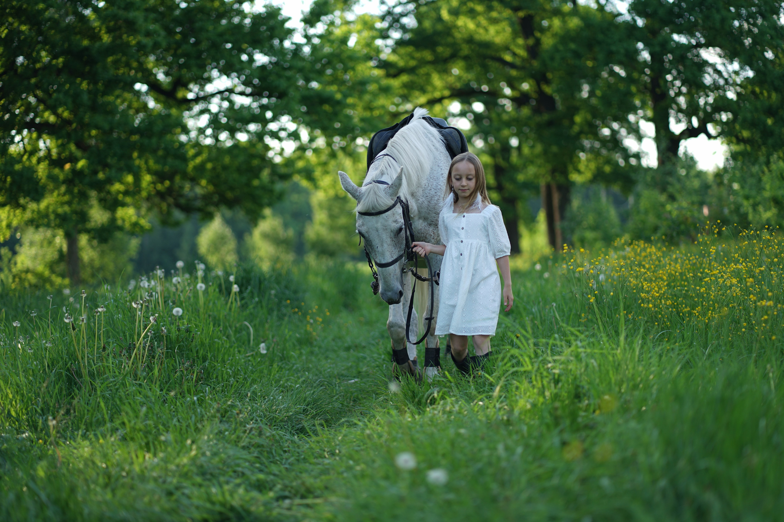 Дети и животные. Фотограф Светлана Белоусова