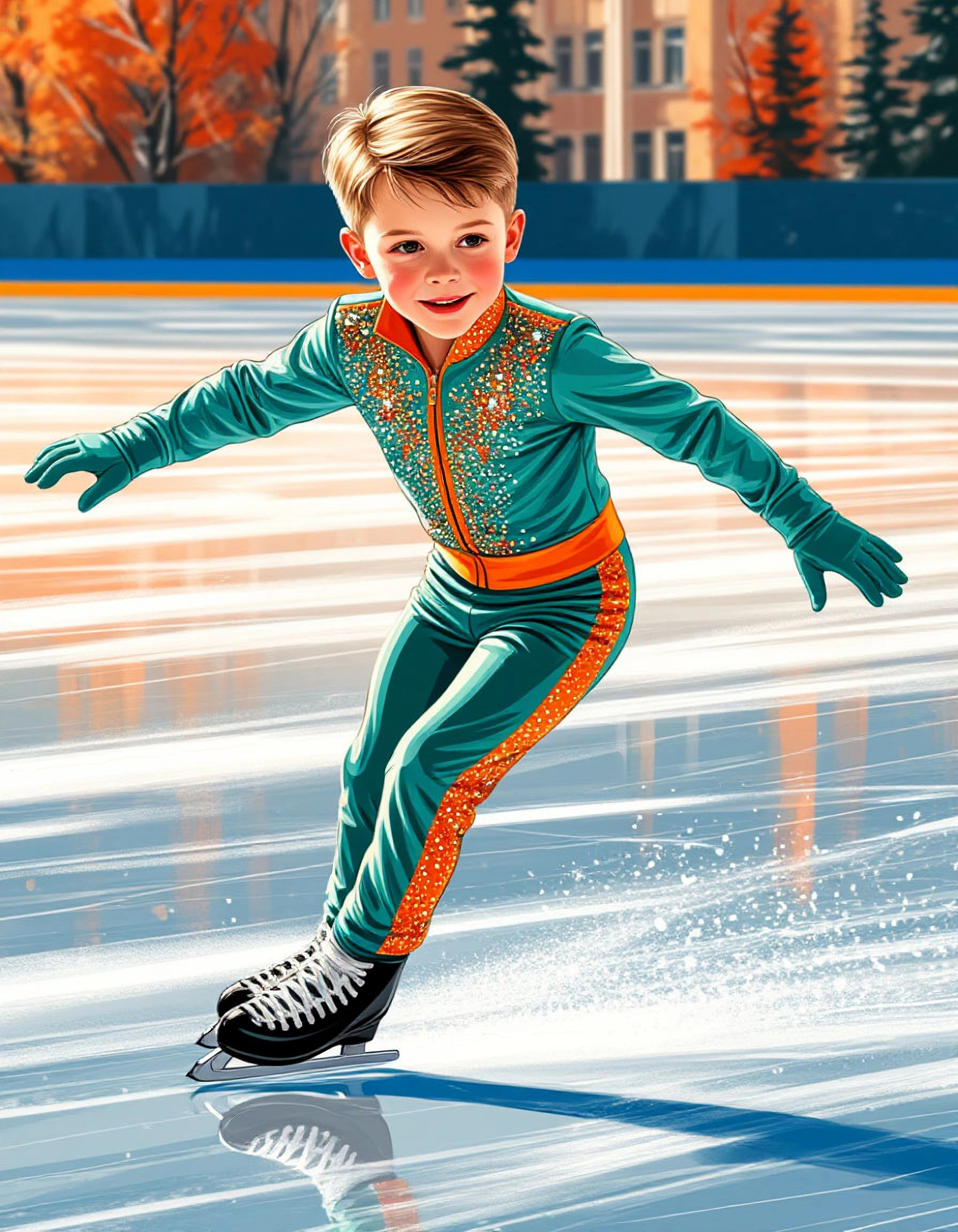 ФК мальчики с ФОНОМ. Фигурное катание для взрослых и детей на Васильевском 🌟