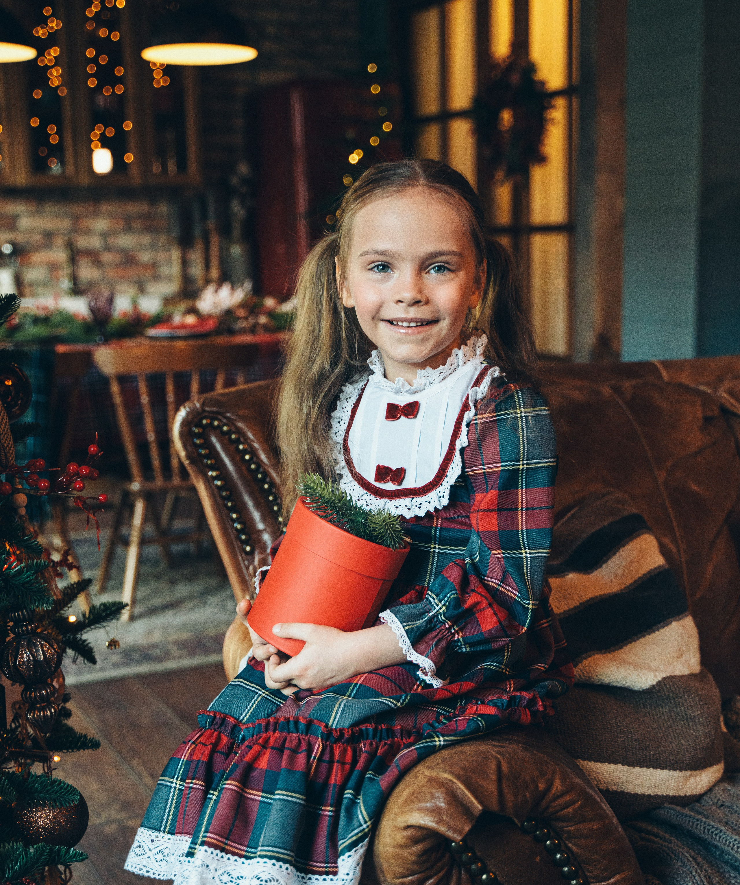 Новогодняя фотосессия в студии. Свадебный, семейный, детский, женский фотограф в Москве Дина Мажейка