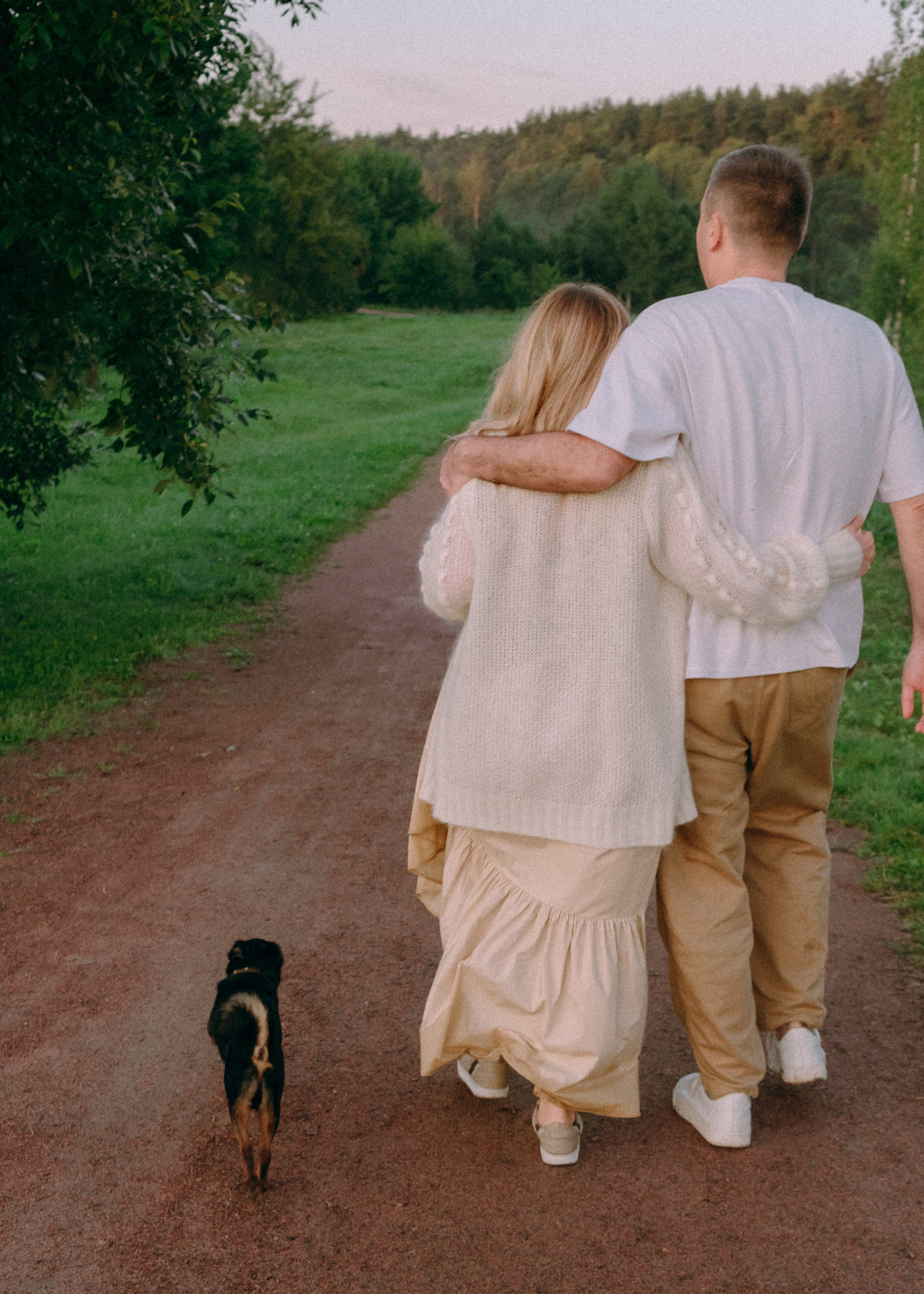 Оксана, Кирилл и Кеша. Фотограф-анималист Ксения Воробьева, Москва
