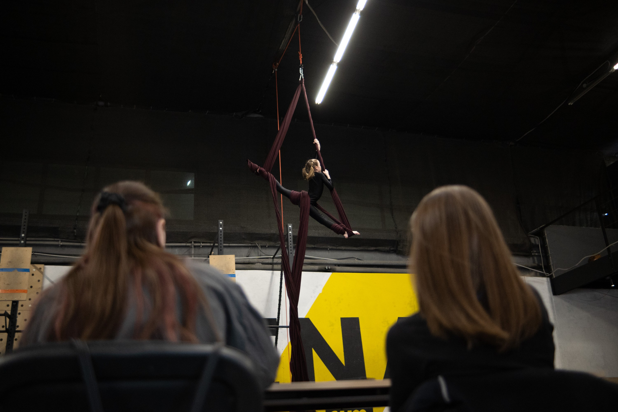 Внутриклубные соревнования по воздушной гимнастике 02.04.23