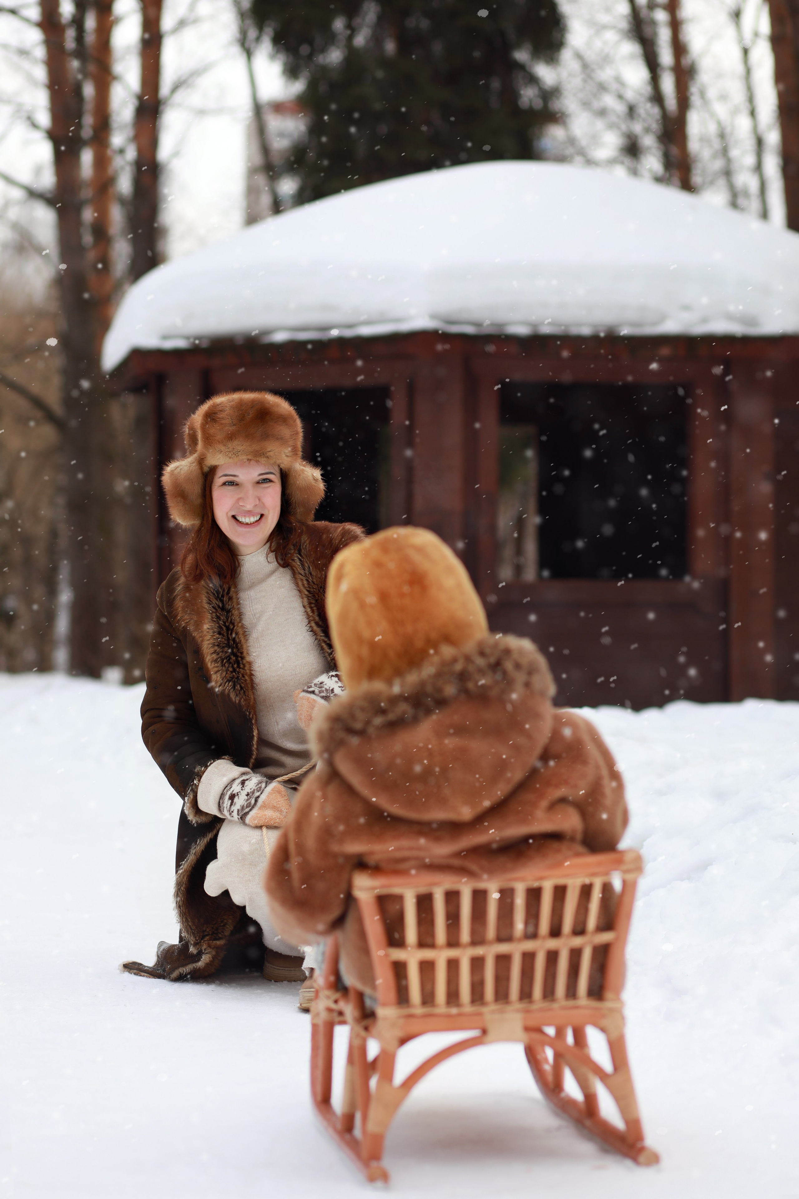 Деревня Бибирево мама и сын. Детский и семейный фотограф г. Москва Оксана Катаджи