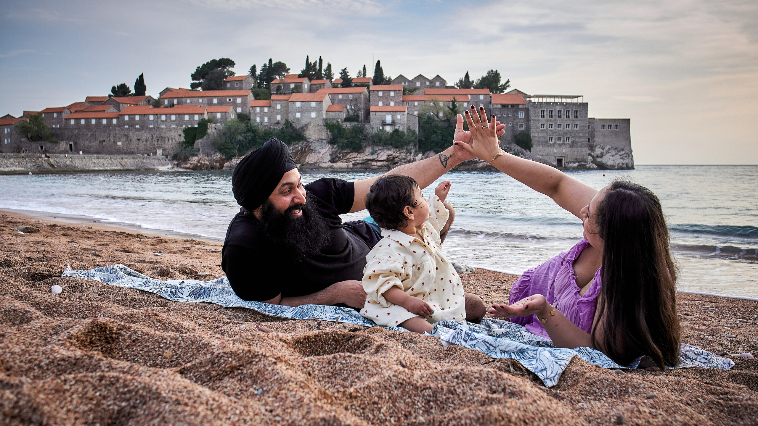 Фотограф в Черногории | Семейная фотосессия в Милочере и Свети Стефане
