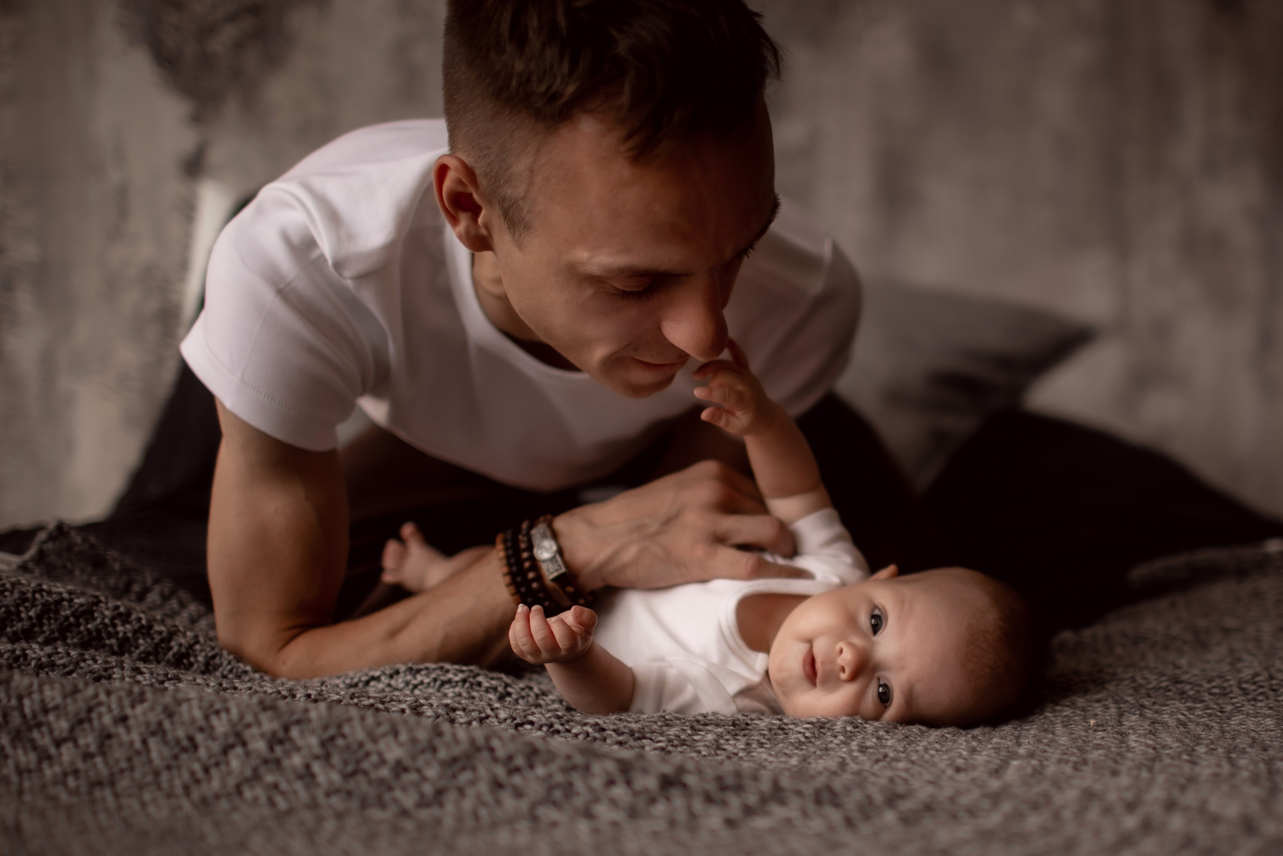 Валерия и Геннадий с крошкой. Семейный фотограф в Москве