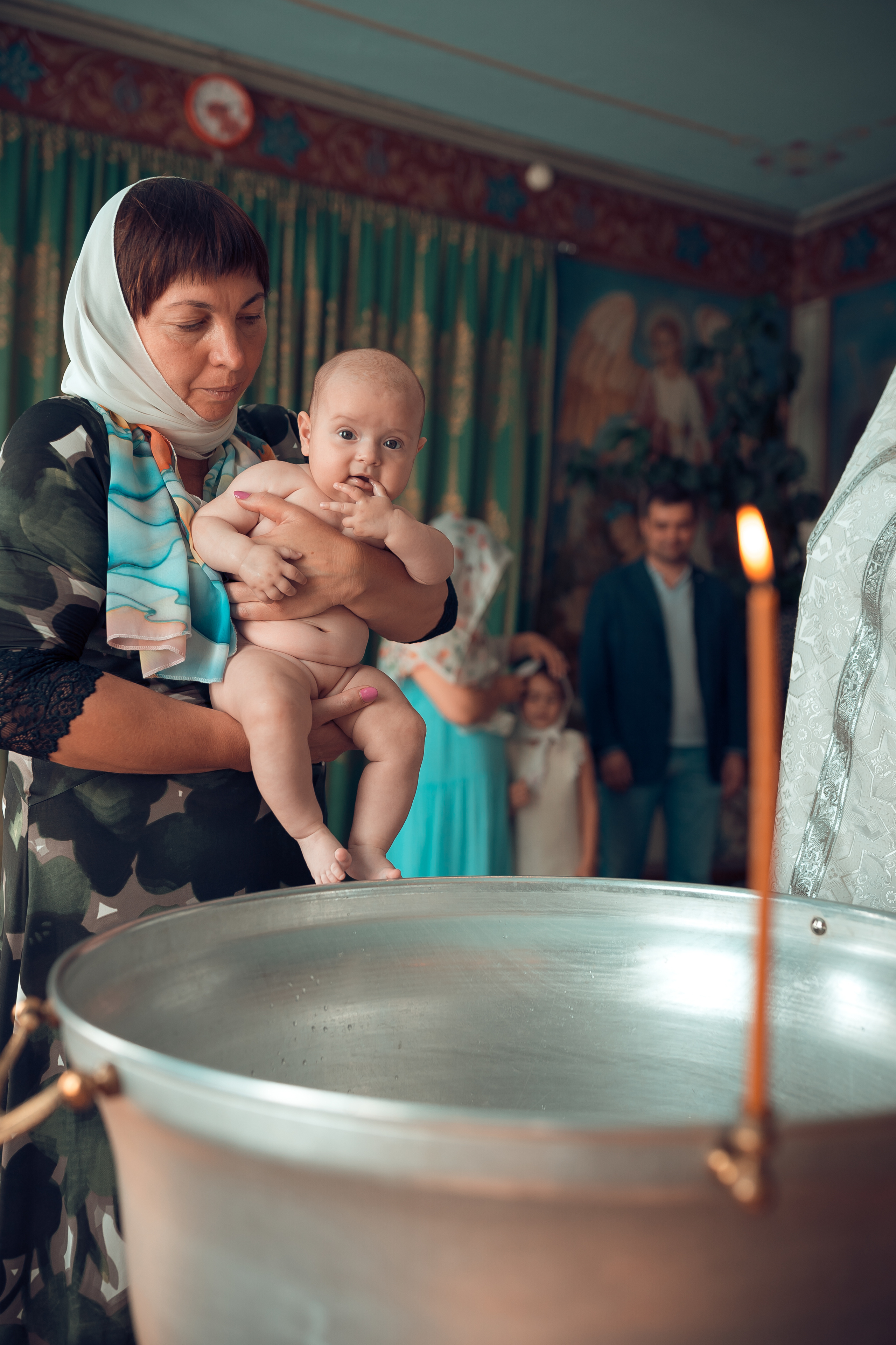 Крещение Софии Свято-Троицкий Собор. Фотограф на Крещение и Венчание в Красноярске Рамазанова Юлия