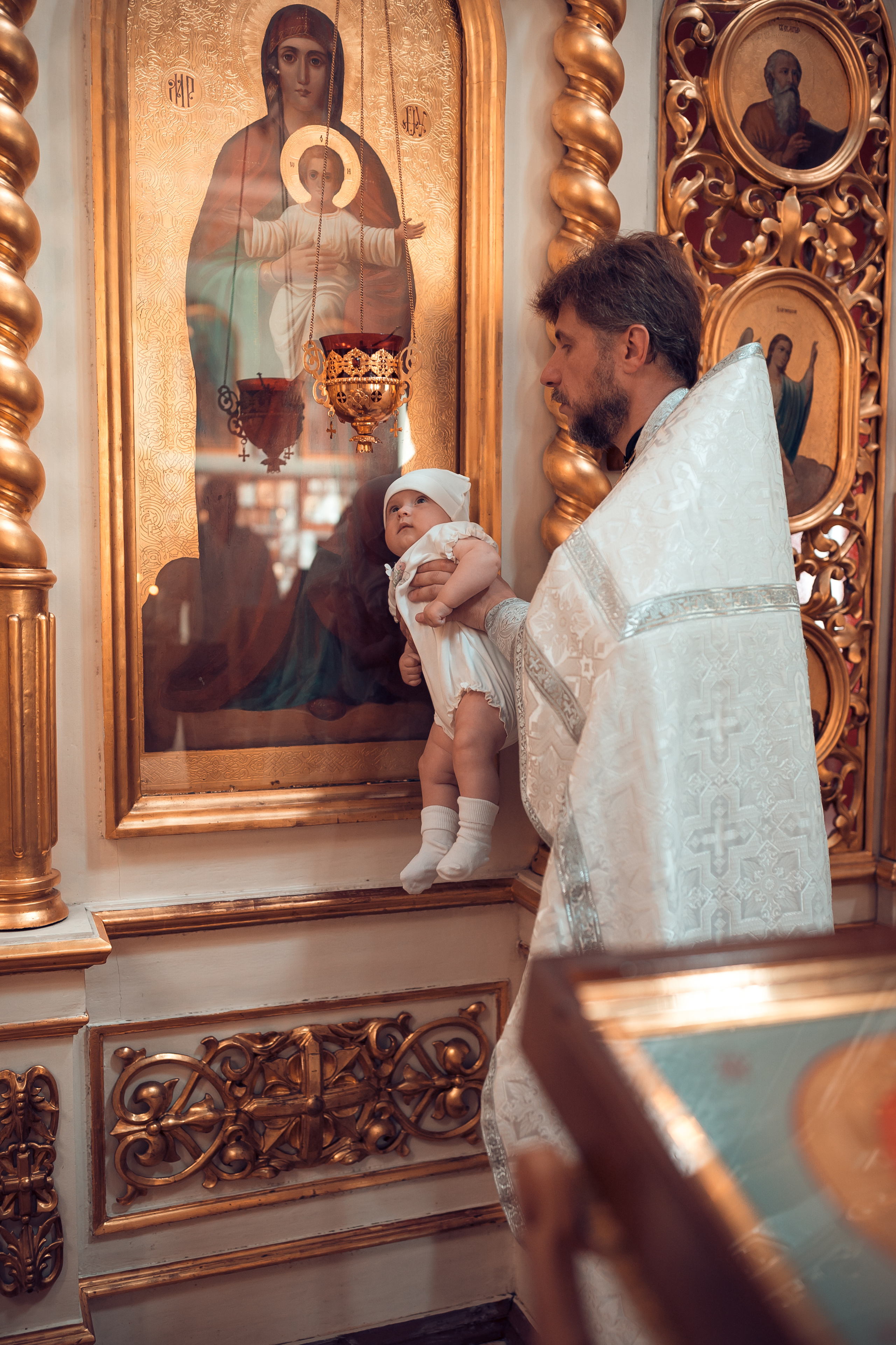 Крещение Софии Свято-Троицкий Собор. Фотограф на Крещение и Венчание в Красноярске Рамазанова Юлия