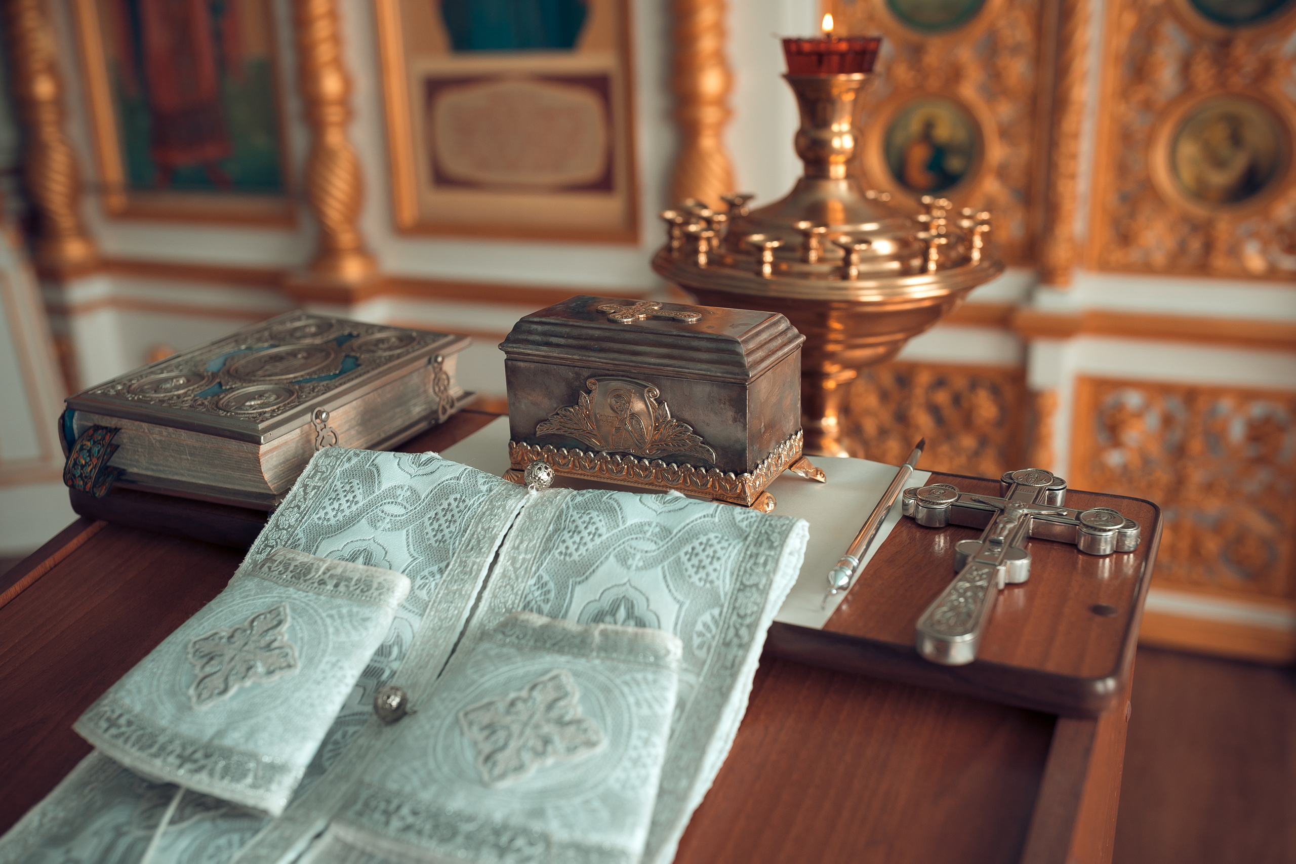 Крещение Софии Свято-Троицкий Собор. Фотограф на Крещение и Венчание в Красноярске Рамазанова Юлия