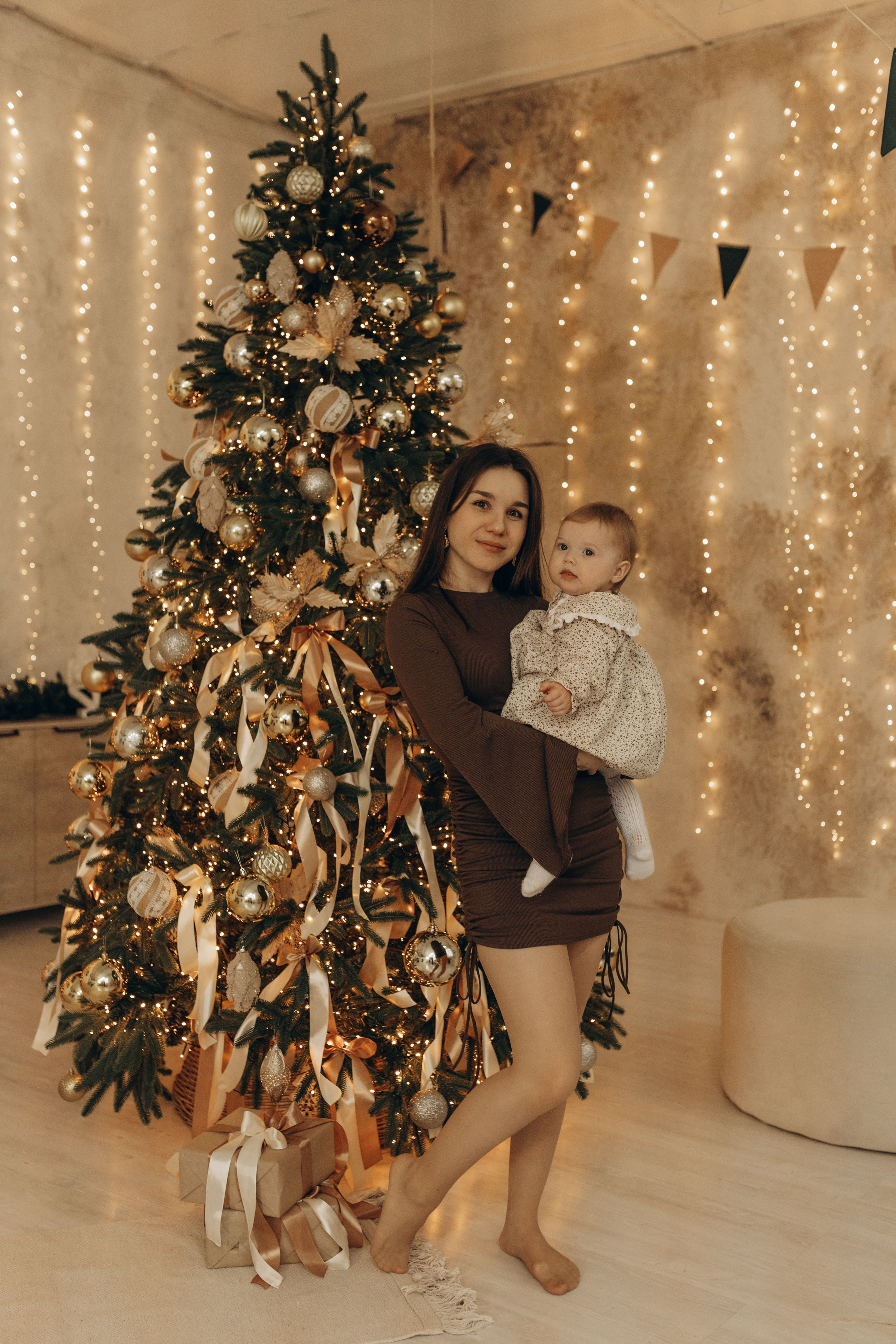 Новогодняя история Дмитрия, Полины и Анюты. Фотограф в Ставрополе Svetlana Matveeva